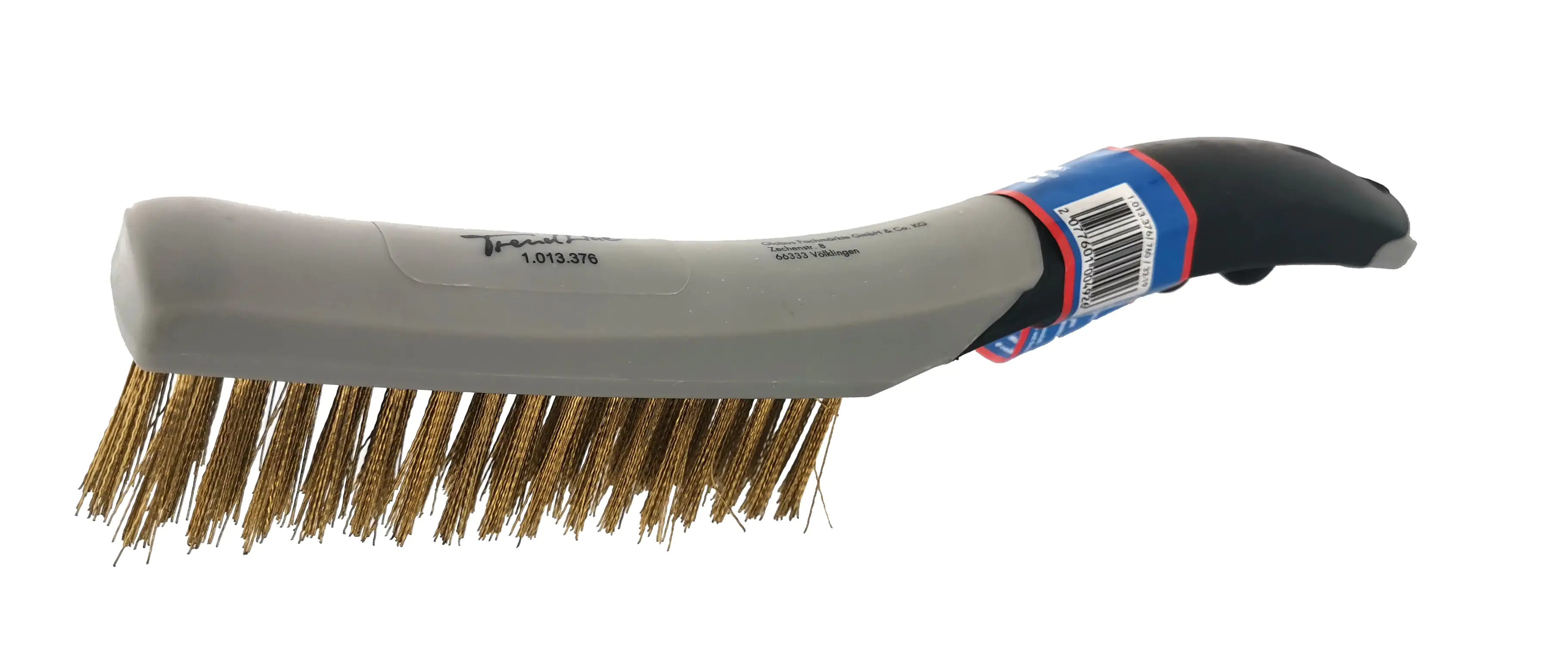4333692043564 TrendLine Drahtbürste Messing 4-reihig Kunststoffgriff