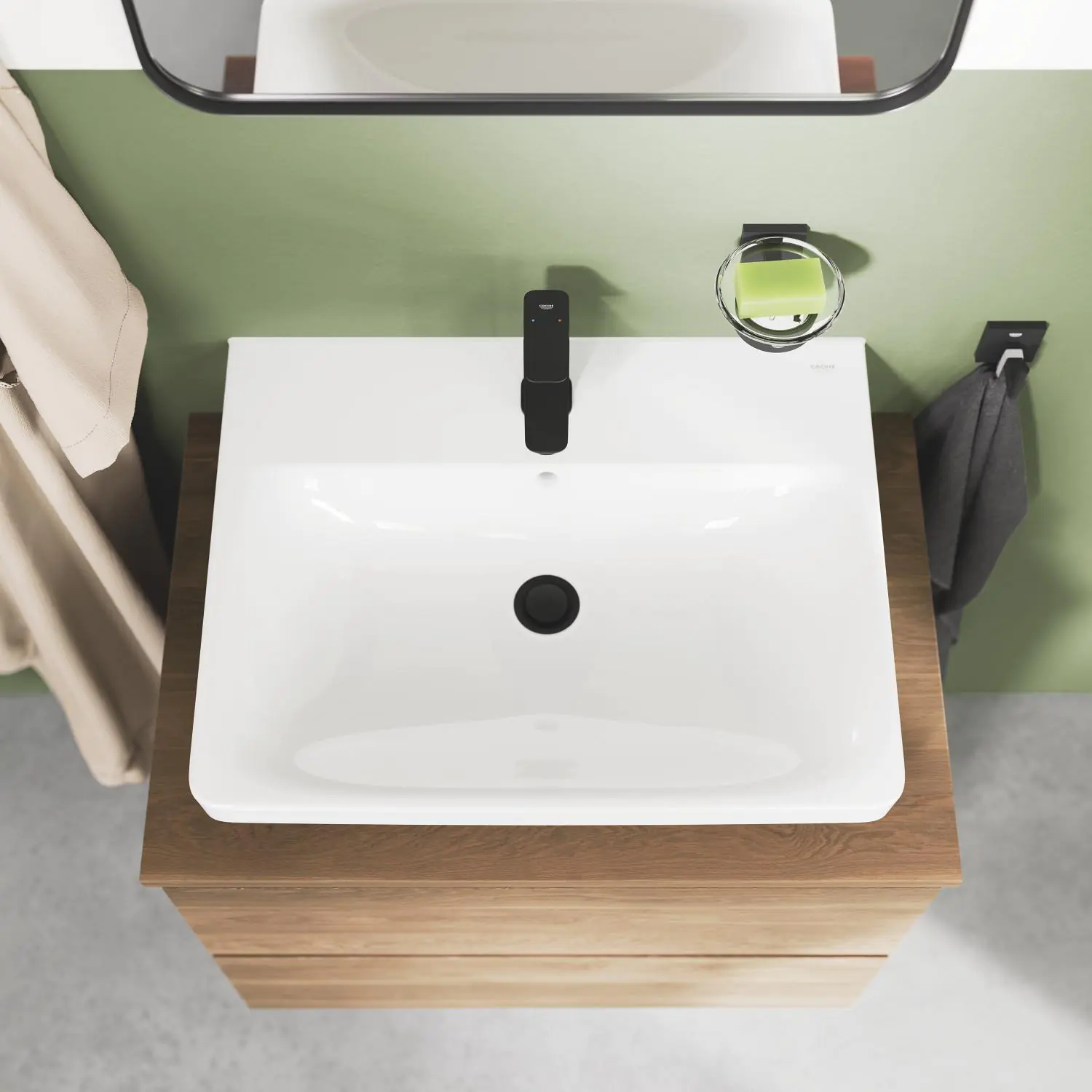Grohe Quickfix Waschtischarmatur Dice S schwarz matt Grohe Quickfix Waschtischarmatur Dice S schwarz matt