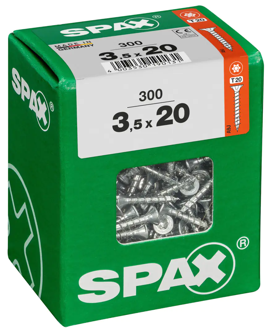 Spax Universalschrauben 3.5 x 20 mm TX 20 - 300 Stk.