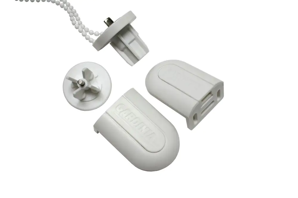 Gardinia Rollo - Umbausatz mit Kette, weiß Gardinia Rollo - Umbausatz mit Kette, weiß