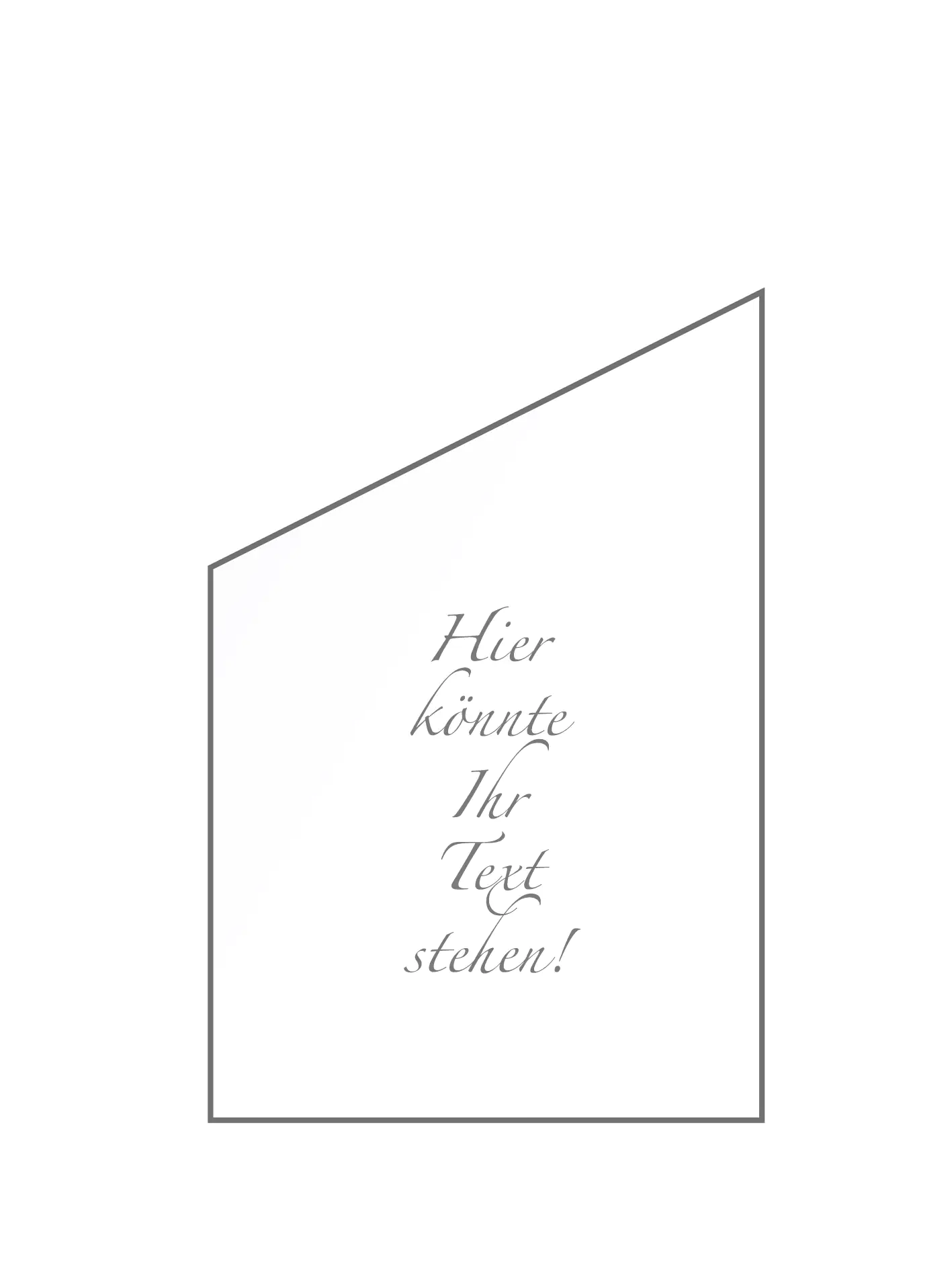 Ambiente Glaszaun Dekor Logo schräg 120 x 120/180 cm gehärtetes 8 mm Glas