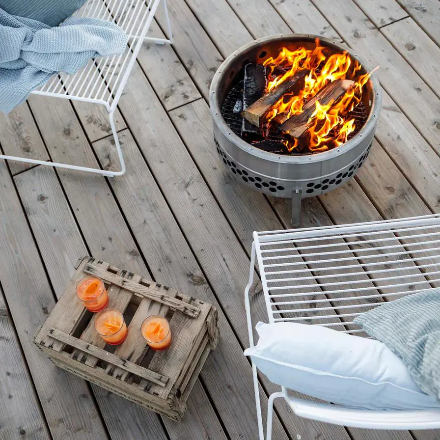 Petromax Feuerschale Tyropit Edelstahl Silber Petromax Feuerschale Tyropit Edelstahl Silber