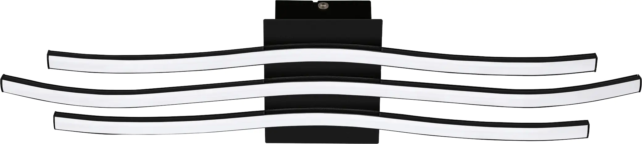 Eglo LED Deckenleuchte Roncade 1 schwarz 65 x 13 cm warmweiß