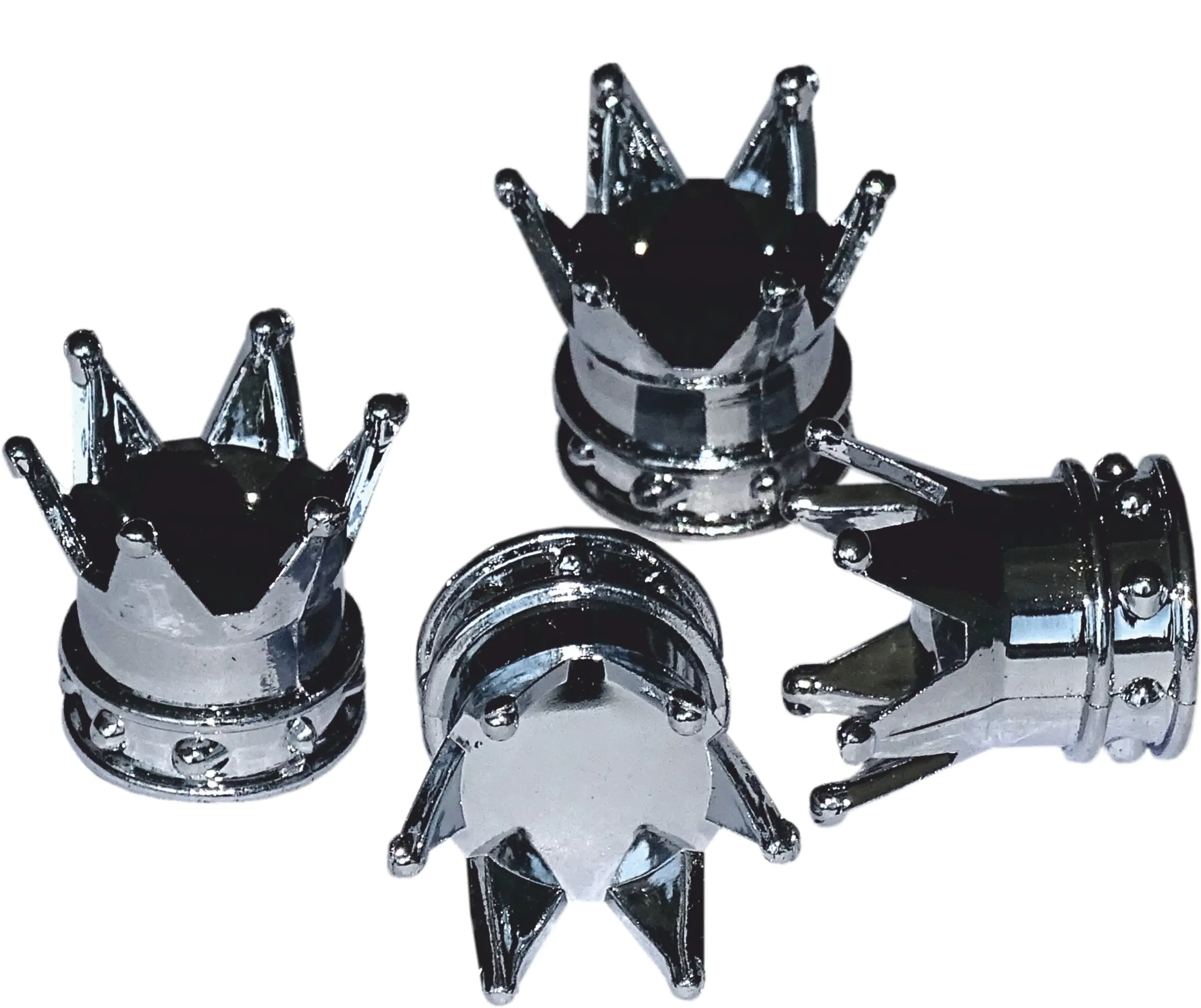 Hermann Schütz Ventilkappen Vent-Caps Krone silber 4er-Set