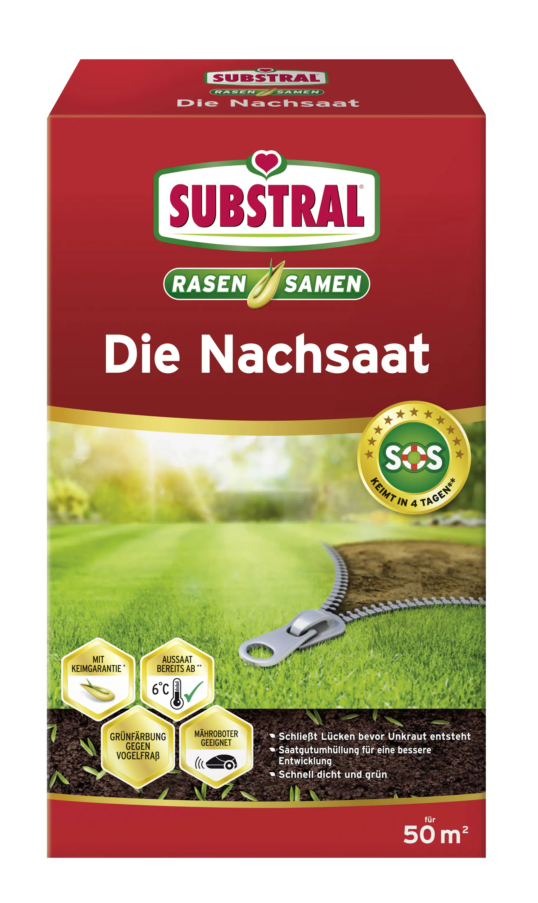 Substral Rasensamen Die Nachsaat 1 kg für 50 m²