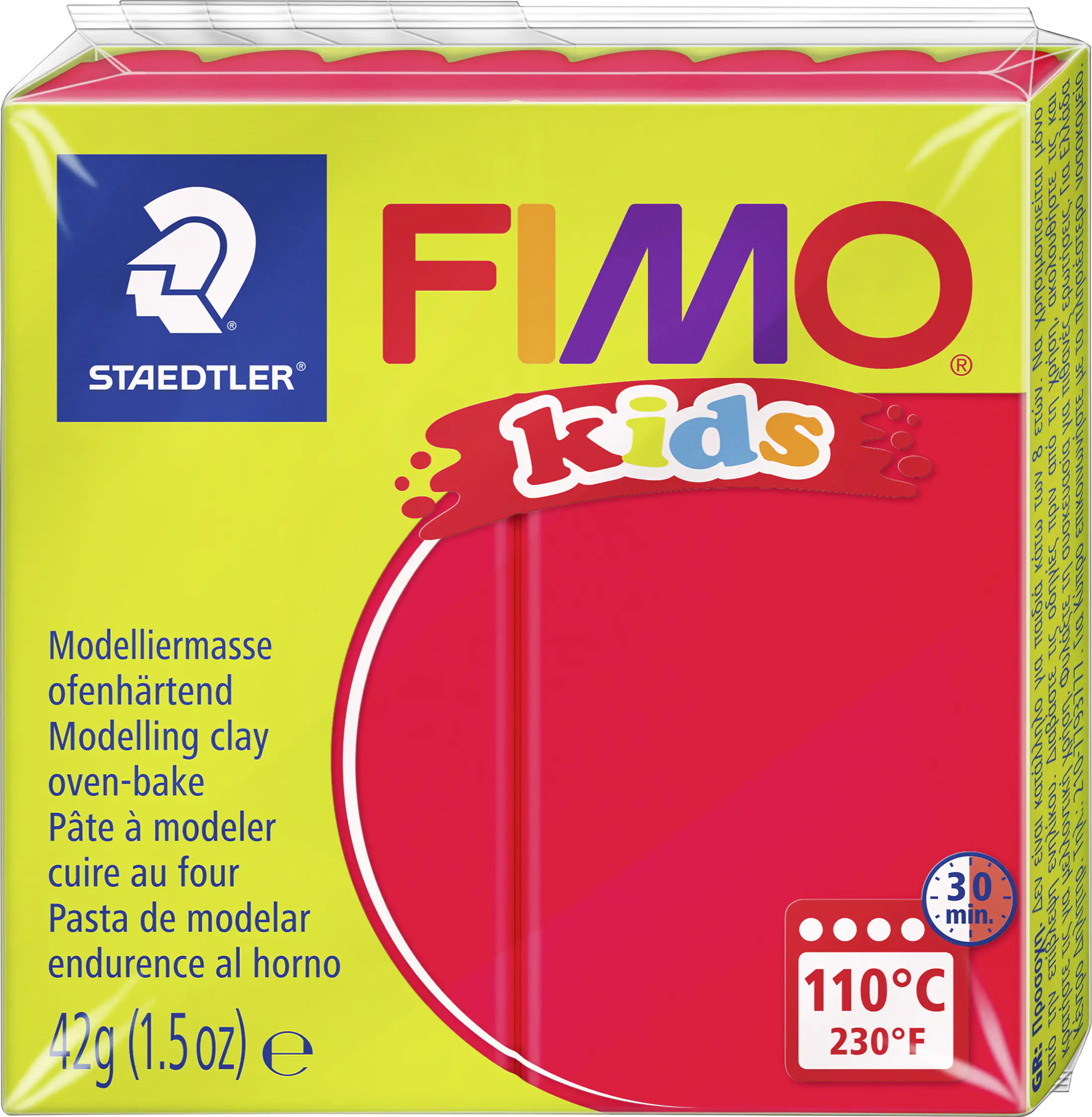 Fimo Kids Modelliermasse rot 42 g