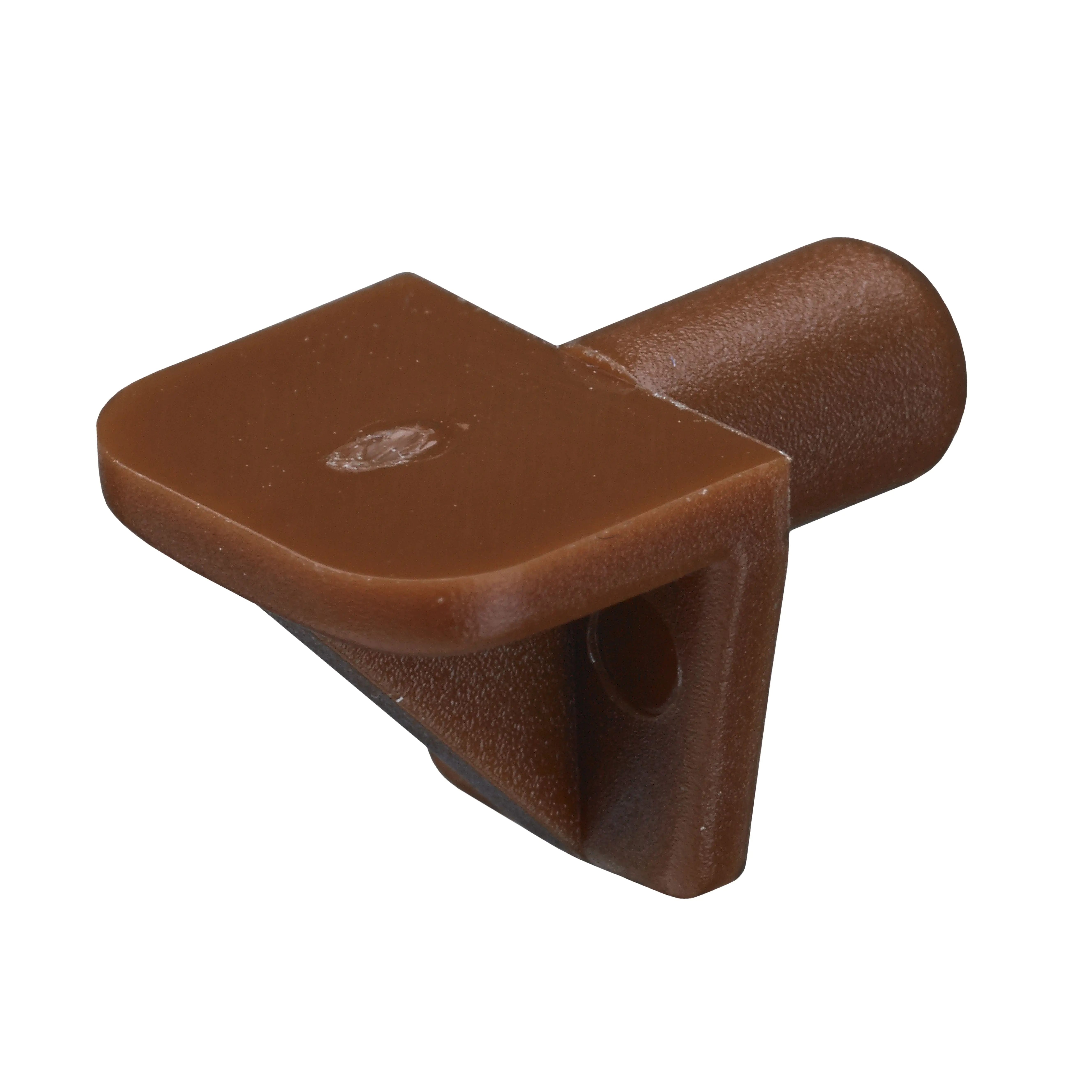 Hettich Bodenträger mit Zapfen braun 5 mm Kunststoff, braun, 1 Stück