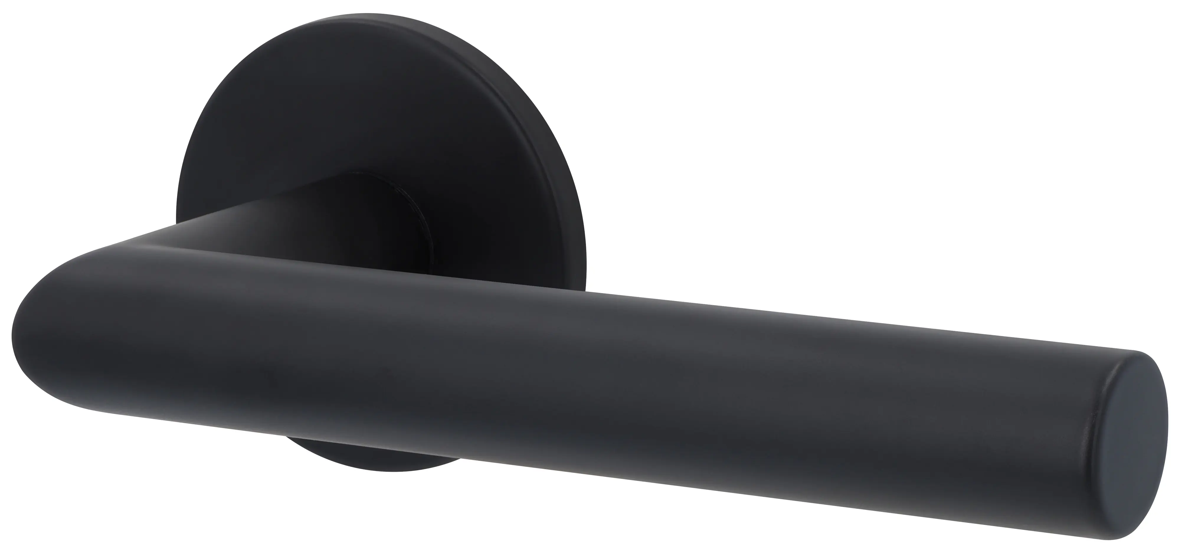 Alpertec Türgriff-Garnitur Smart I für Wohnungstüren schwarz Ø 55 mm