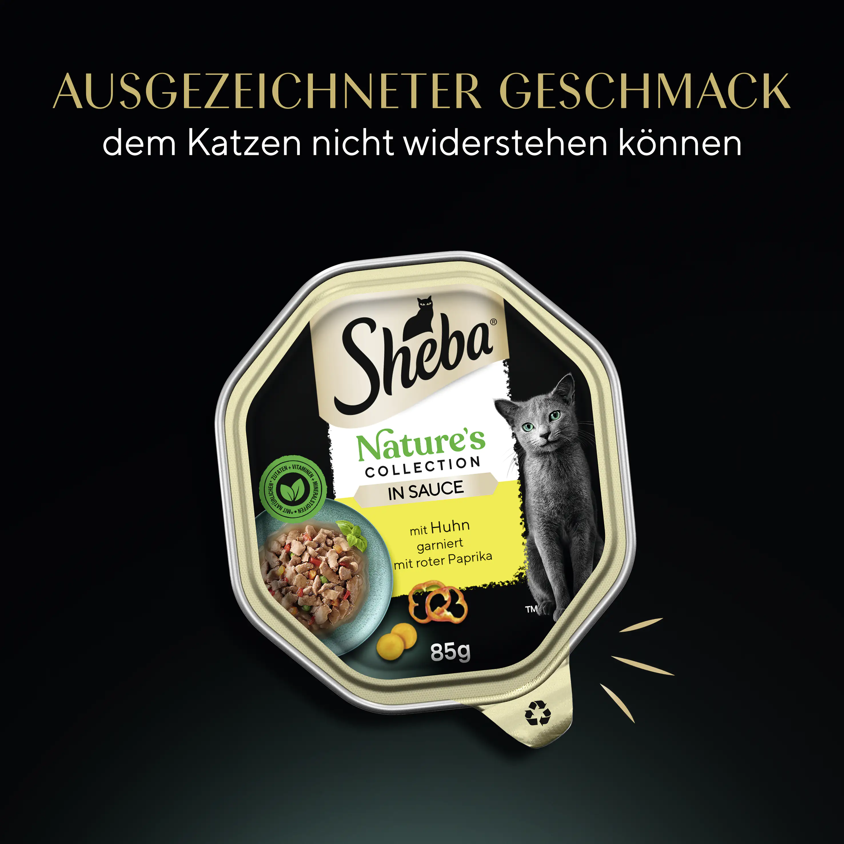 Sheba Nature's Collection in Sauce mit Huhn Katzenfutter 85 g Sheba Nature's Collection in Sauce mit Huhn Katzenfutter 85 g