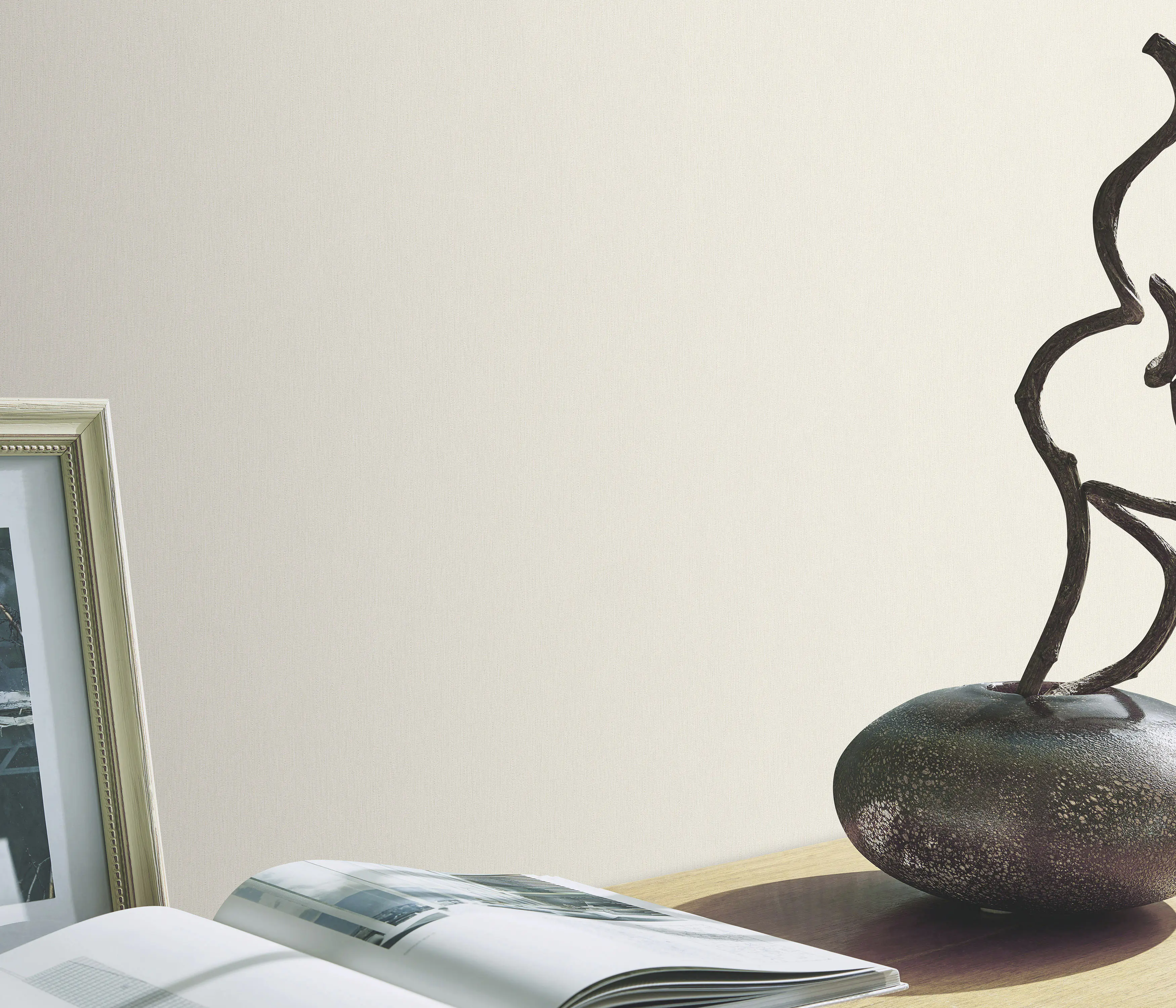 Erismann Vliestapete Uni Versailles creme 10,05 x 0,53 m