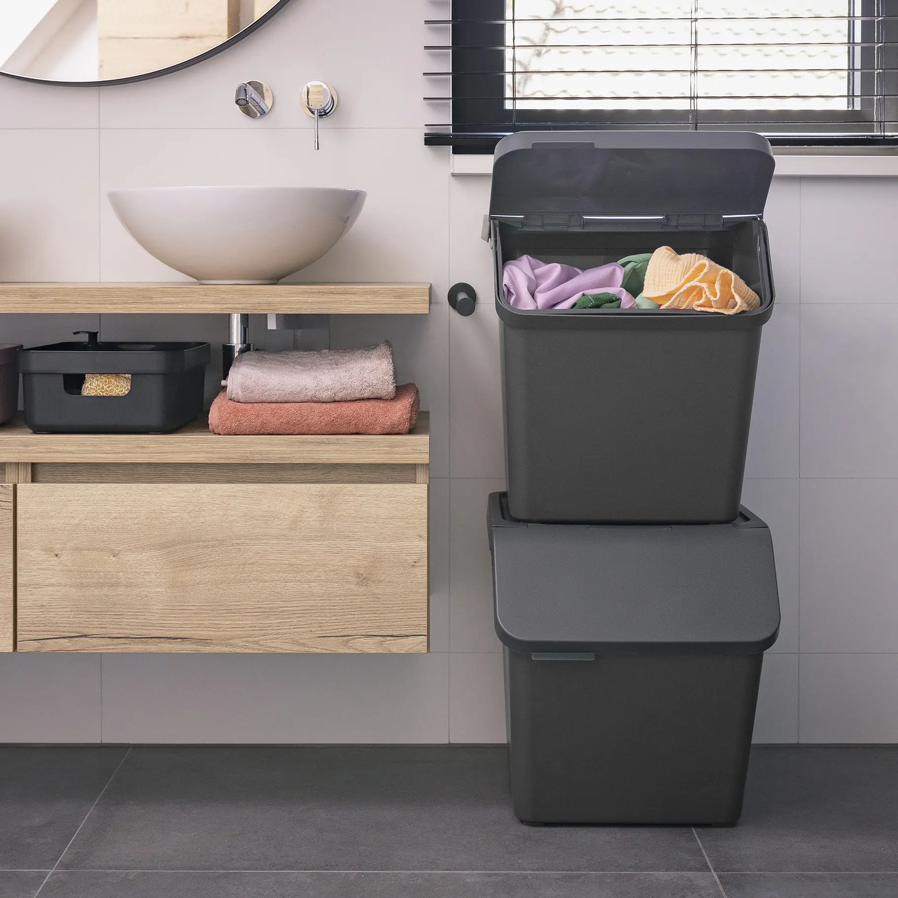 Sunware Deckel für Sortiereinheit Sigma Home 45L und 60L anthrazit