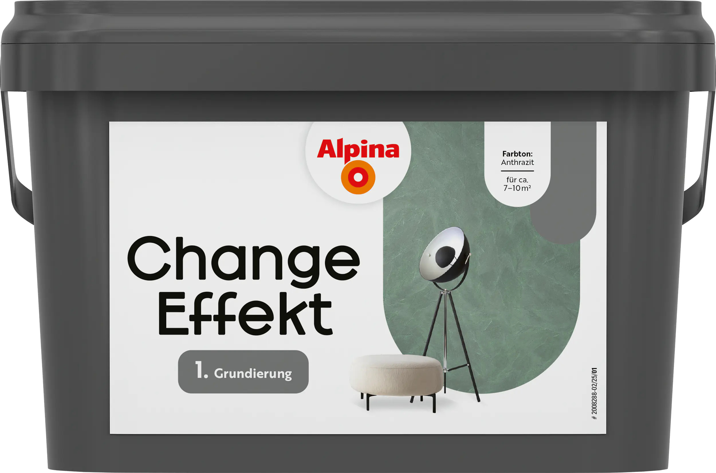 Alpina Grundierung für Effektfarben anthrazit 2,5 L Alpina Grundierung für Effektfarben anthrazit 2,5 L