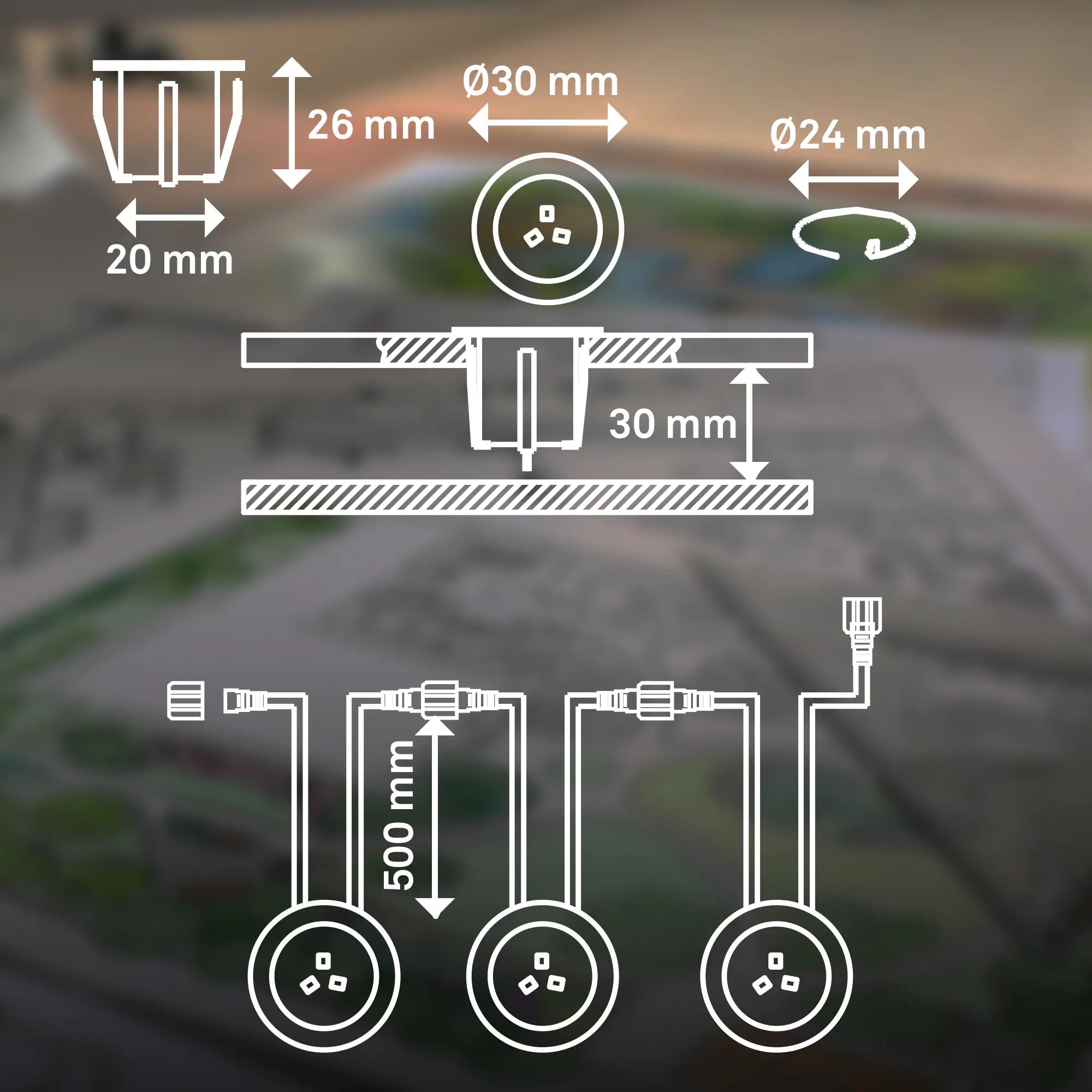 Briloner LED Außen-Bodenstrahler Kebony Connect to Shine 3er Ergänzungsset 1,8W Briloner LED Außen-Bodenstrahler Kebony Connect to Shine 3er Ergänzungsset 1,8W