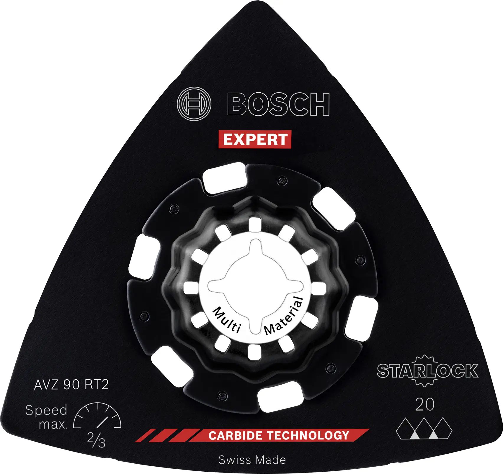 Bosch Expert Schleifplatte Starlock AVZ 90 RT2 90 mm
