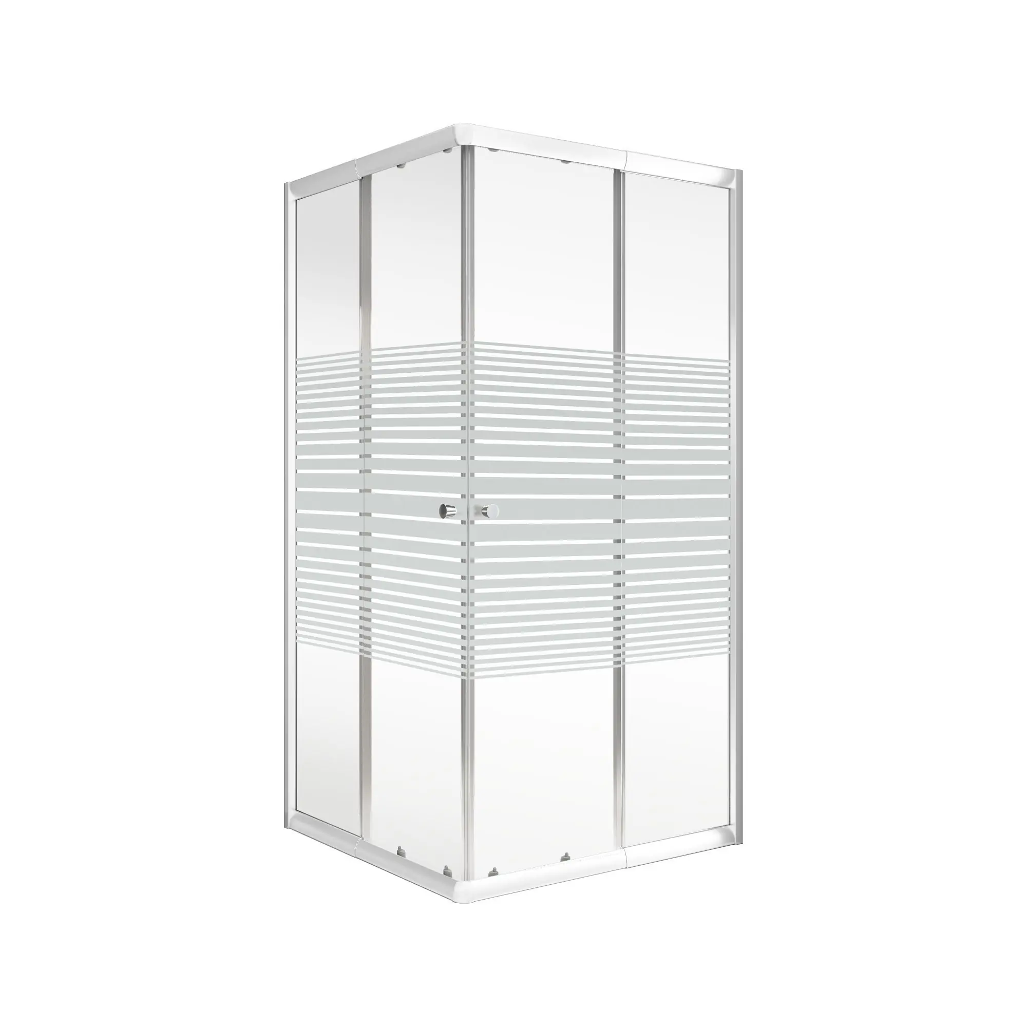 Schulte Eckdusche mit Schiebetüren Sunny 75-90 x 75-90 x 175 cm alpinweiß