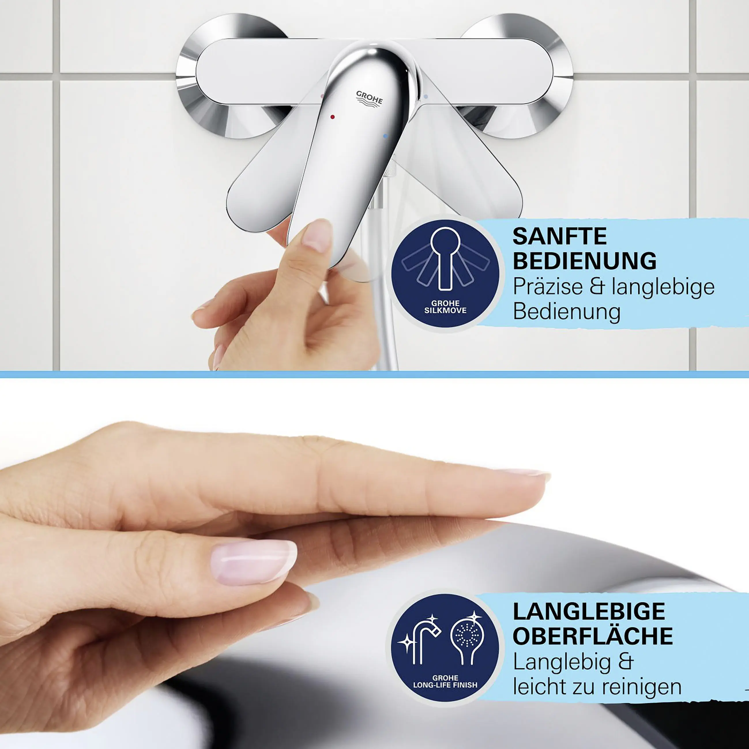 Grohe Quickfix Start Brausearmatur verchromt