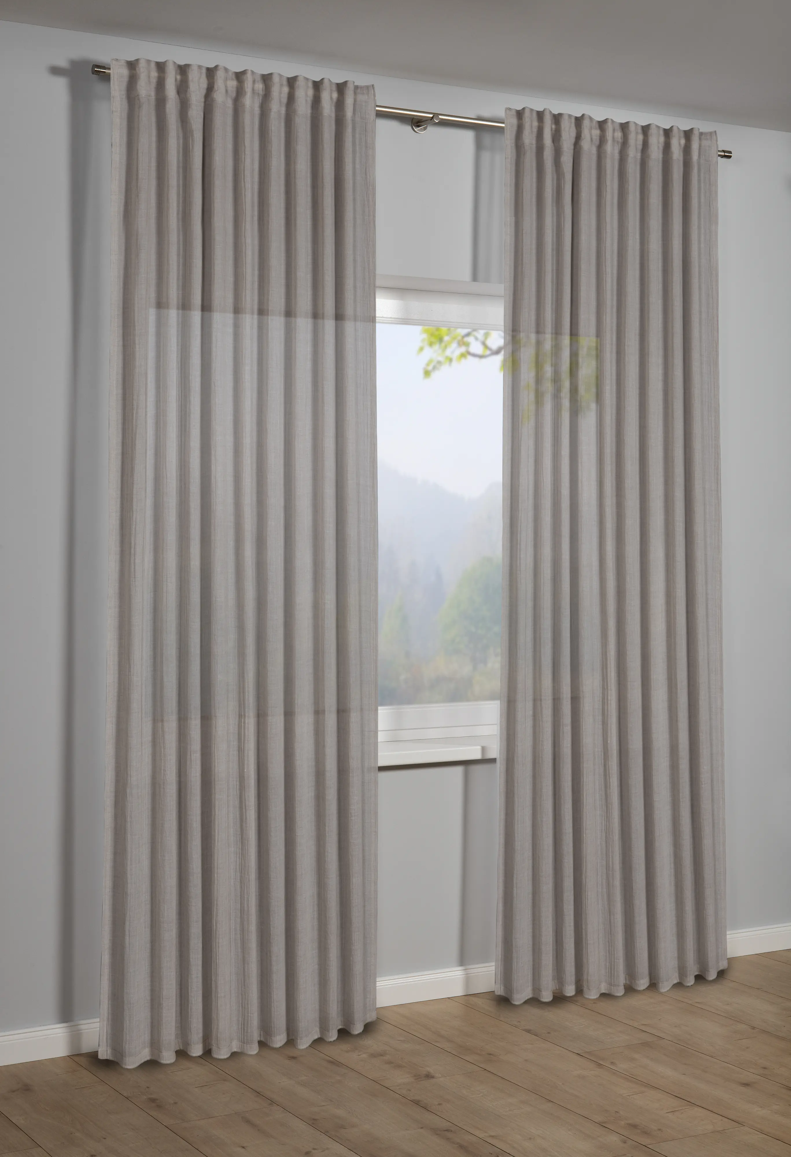 Sehlbach Fertigschal mit Multiband 135 x 245 cm silbergrau 