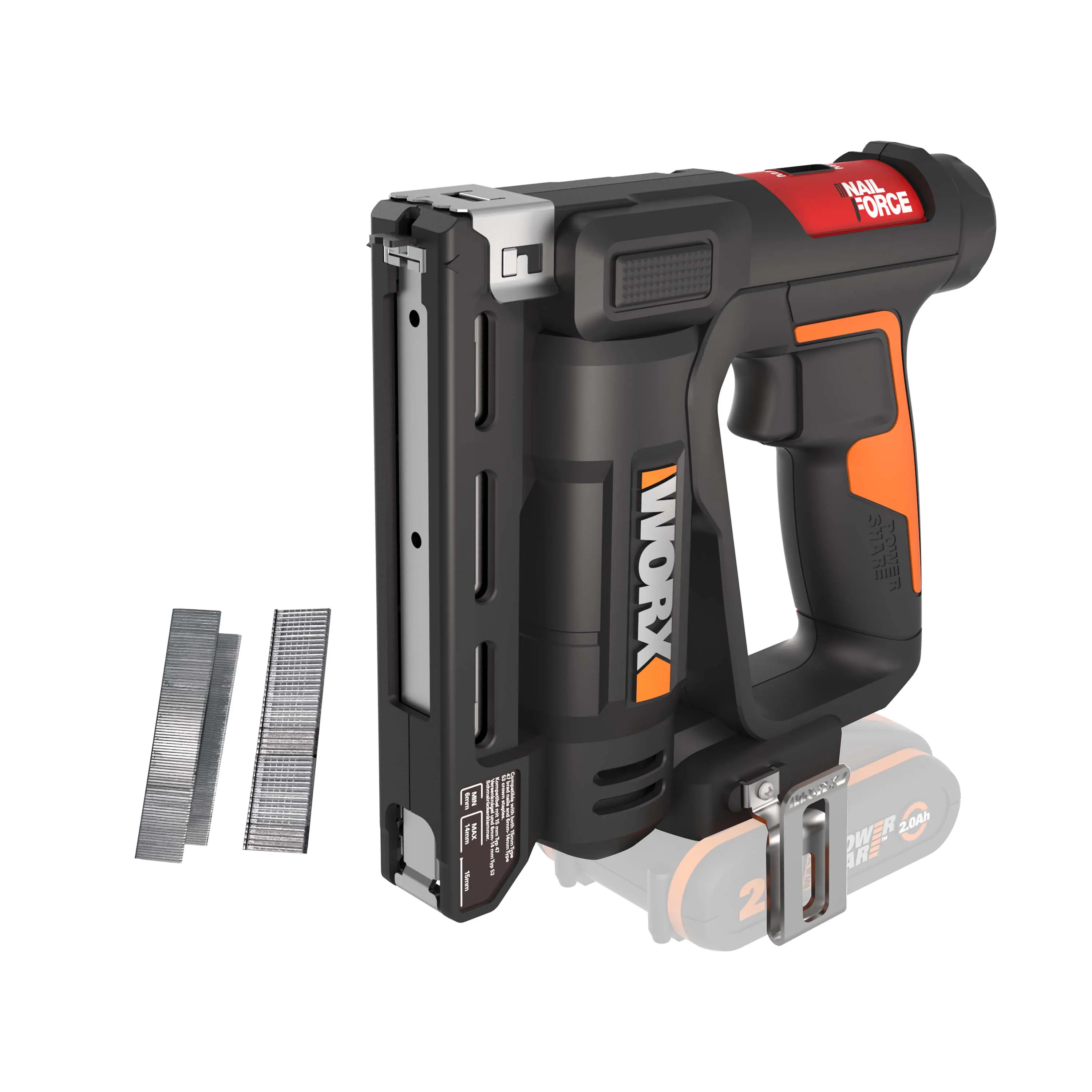 Worx Akku-Nagler & Tacker Nailforce WX843.9 20 V Solo Worx Akku-Nagler & Tacker Nailforce WX843.9 20 V Solo