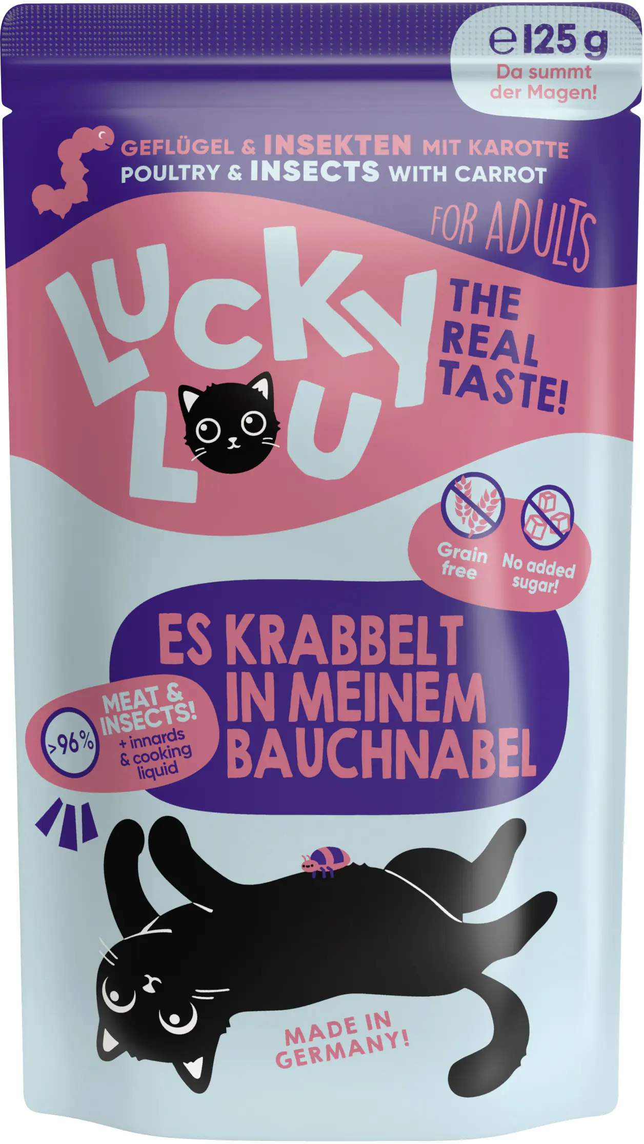 Lucky Lou Lifestage Adult Geflügel und Insekten 125g