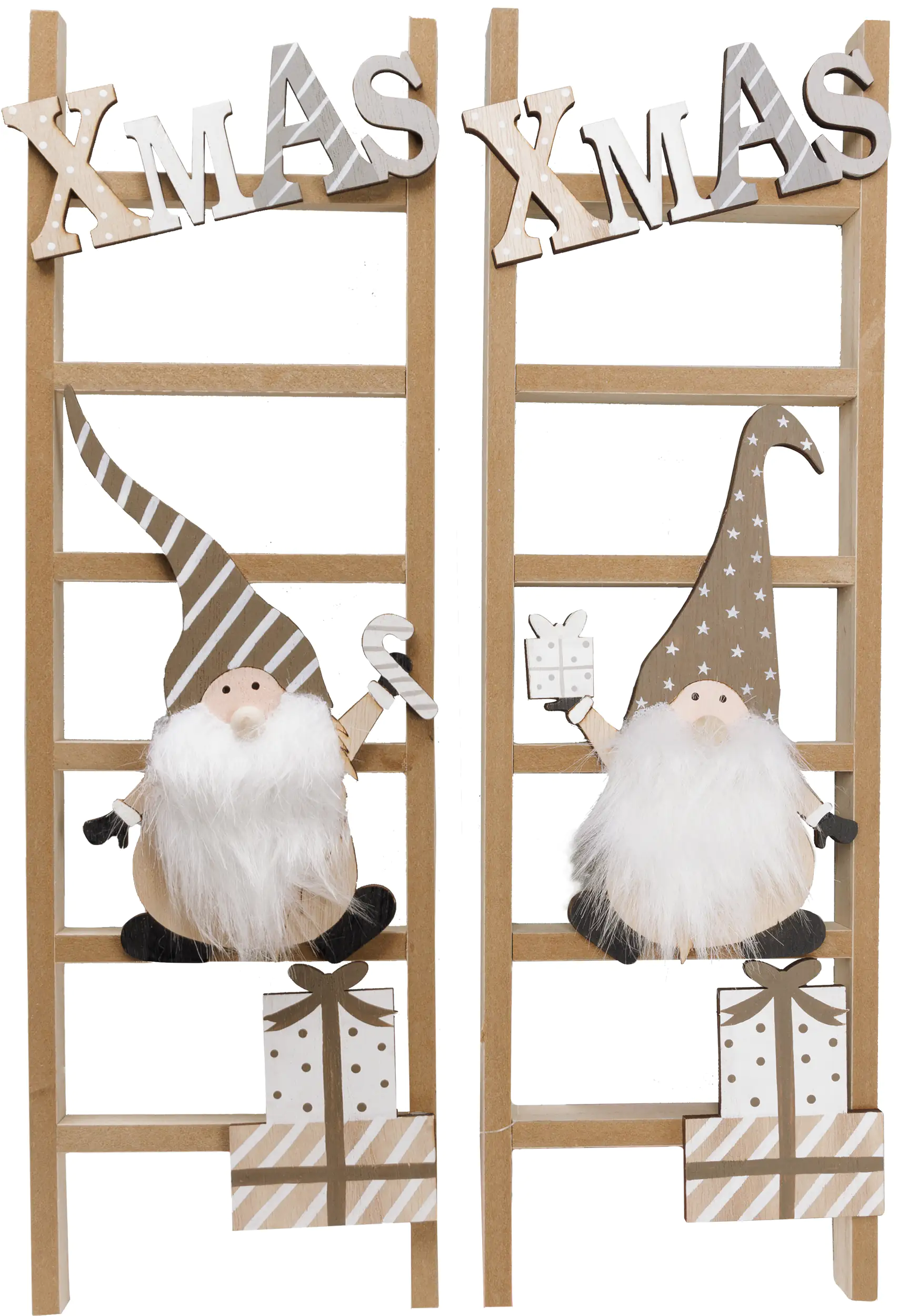 TrendLine Holzleiter XMAS 45 x 14 cm natur TrendLine Holzleiter XMAS 45 x 14 cm natur