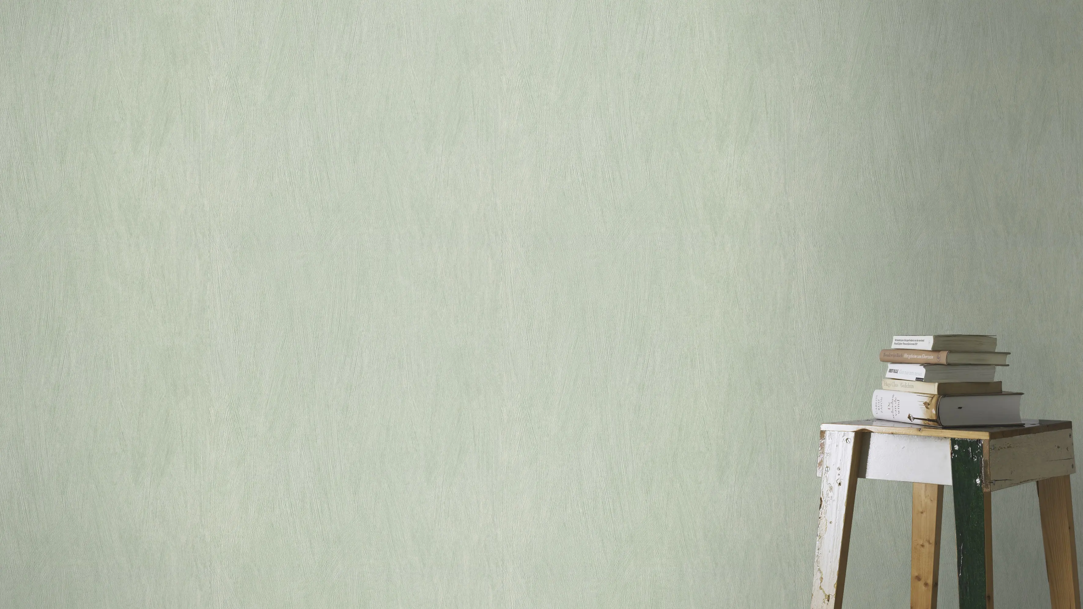 Rasch Vliestapete 540840 Rock'n Roll uni grün 10,05 x 0,53 m