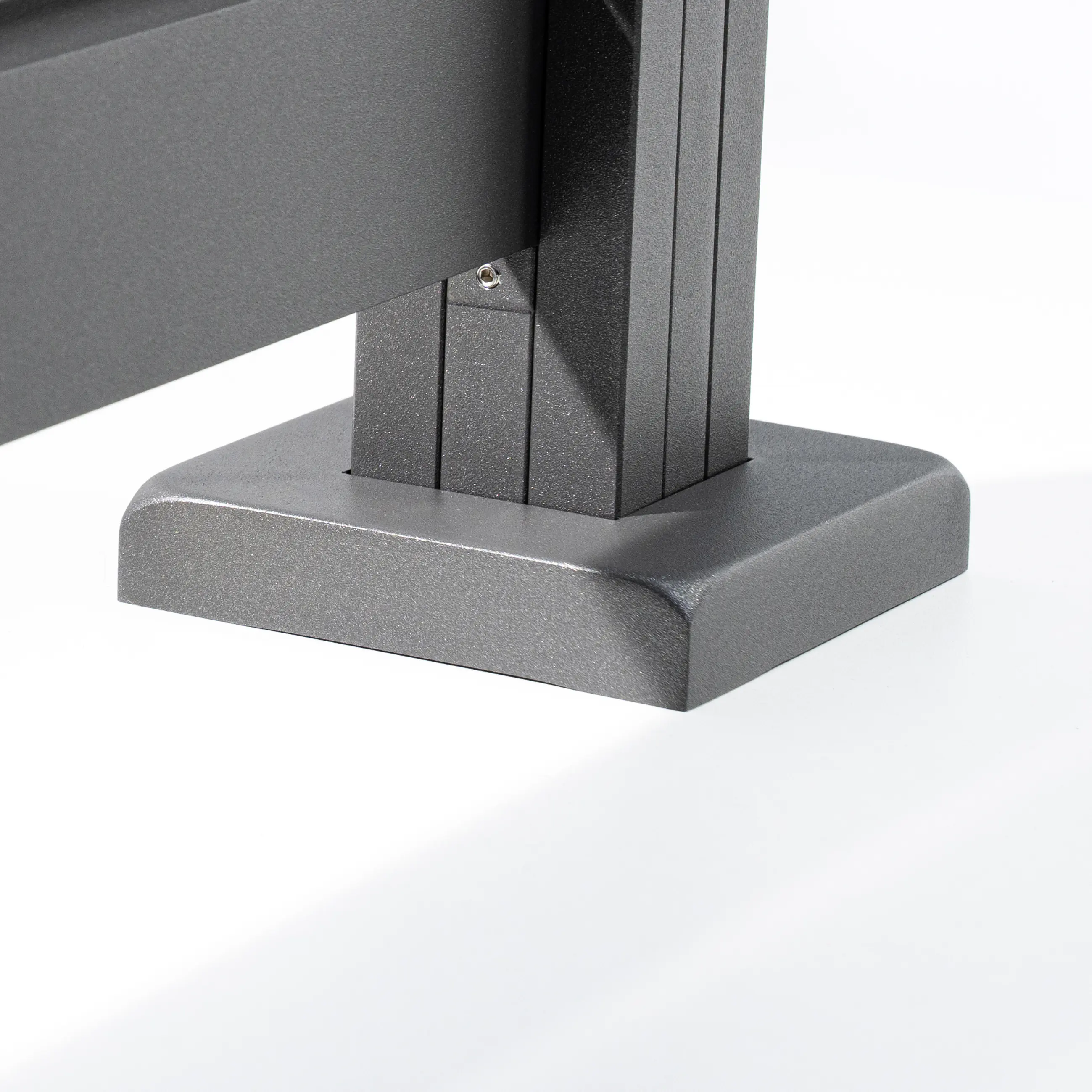 Ambiente Alu-Zaun Grundset Rhombus MAXI 187 x 124,2 cm grau