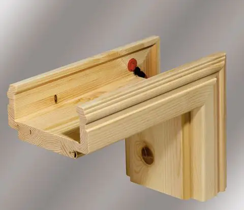 Borne Zarge Kiefer roh 73,5 cm DIN links profiliert