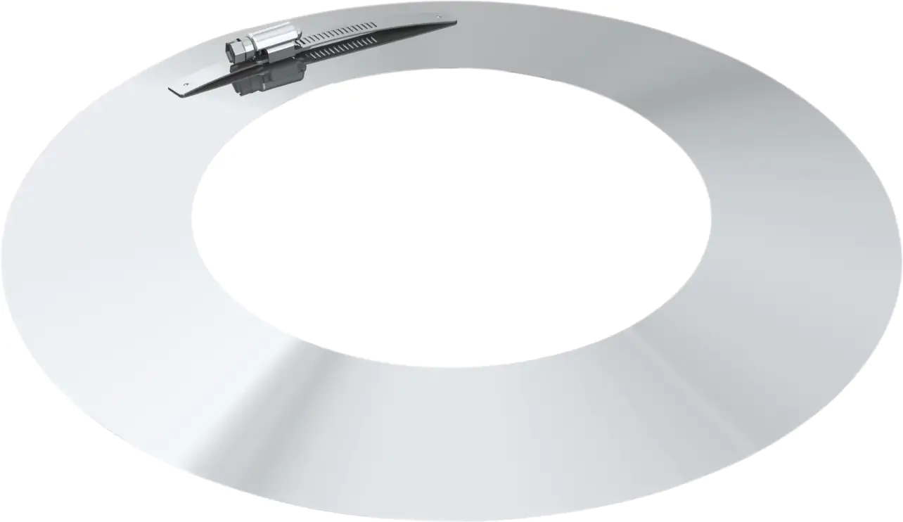Zitec Edelstahl-Schornstein-Wetterkragen für doppelwandig, Ø 150 mm