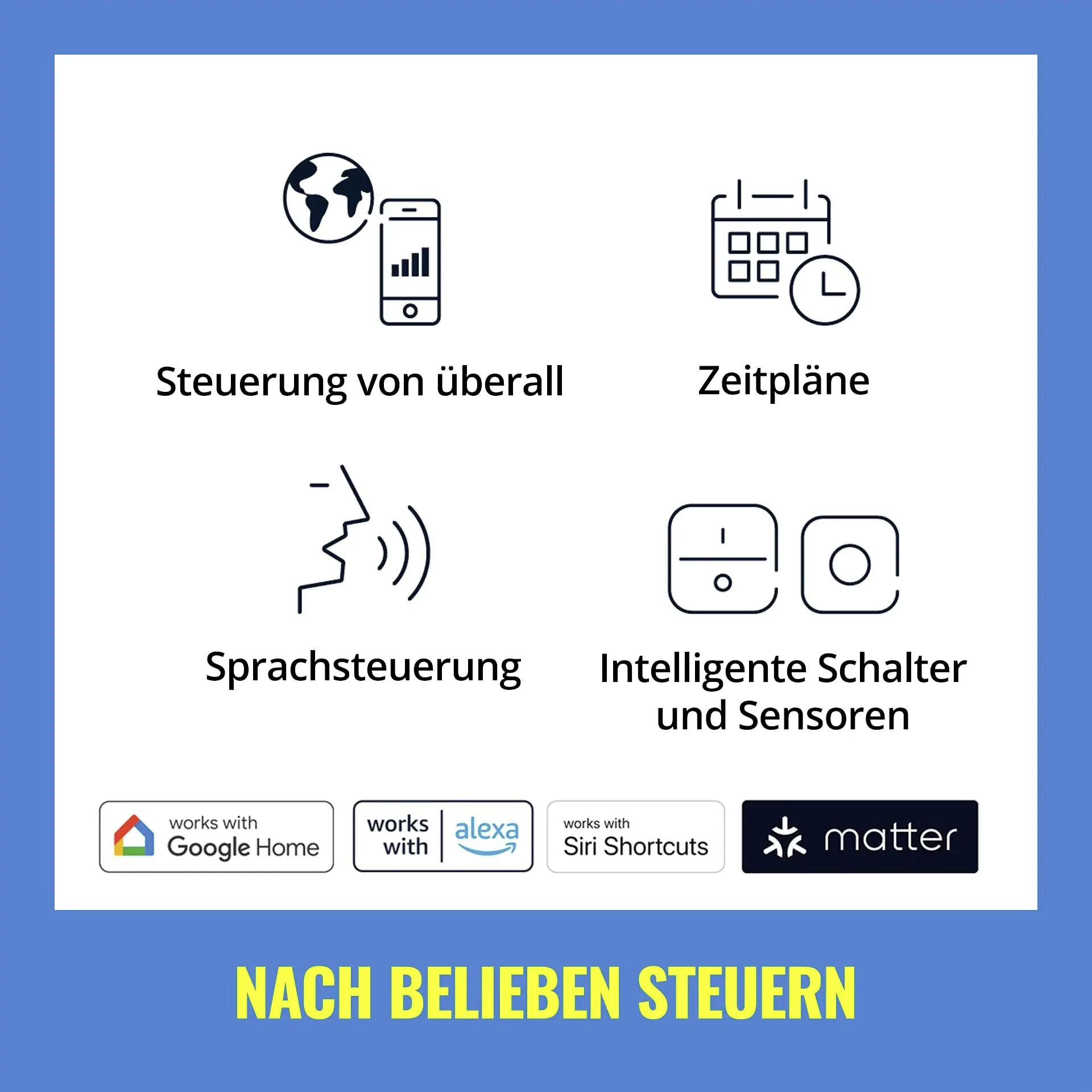 WIZ LED-Leuchtmittel Kerzenform C37 E14 4,9W warmweiß bis kaltweiß smart RGBW