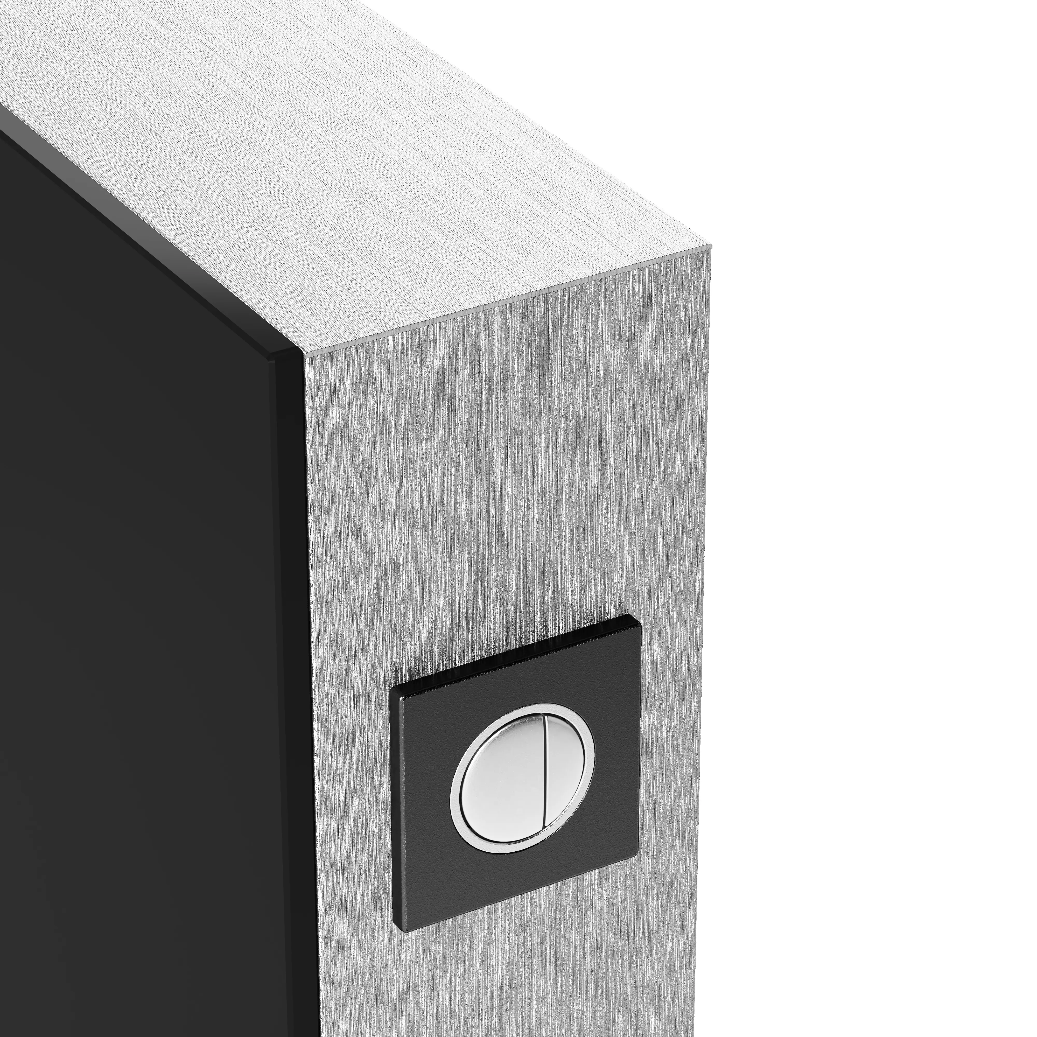 Primaster Vorwandelement Wand-WC inkl. Spülkasten 100 x 48,5 cm schwarz