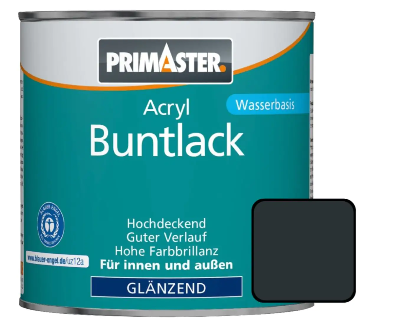 Primaster Acryl Buntlack RAL 7016 750 ml anthrazitgrau glänzend Primaster Acryl Buntlack RAL 7016 750 ml anthrazitgrau glänzend