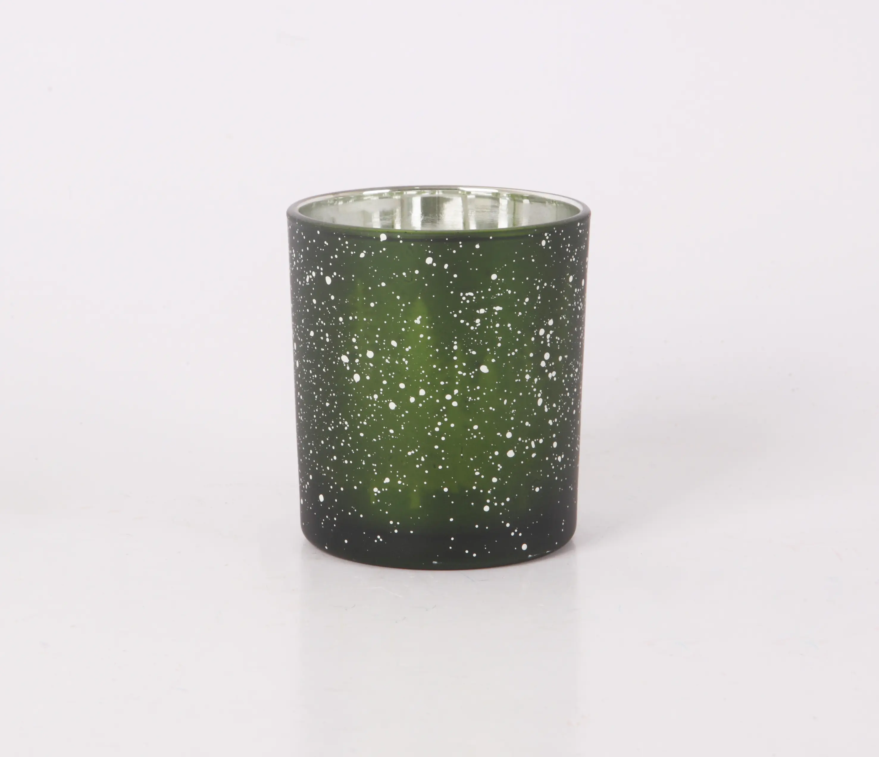 Windlicht Glas Ø 7 x 8 cm grün Windlicht Glas Ø 7 x 8 cm grün