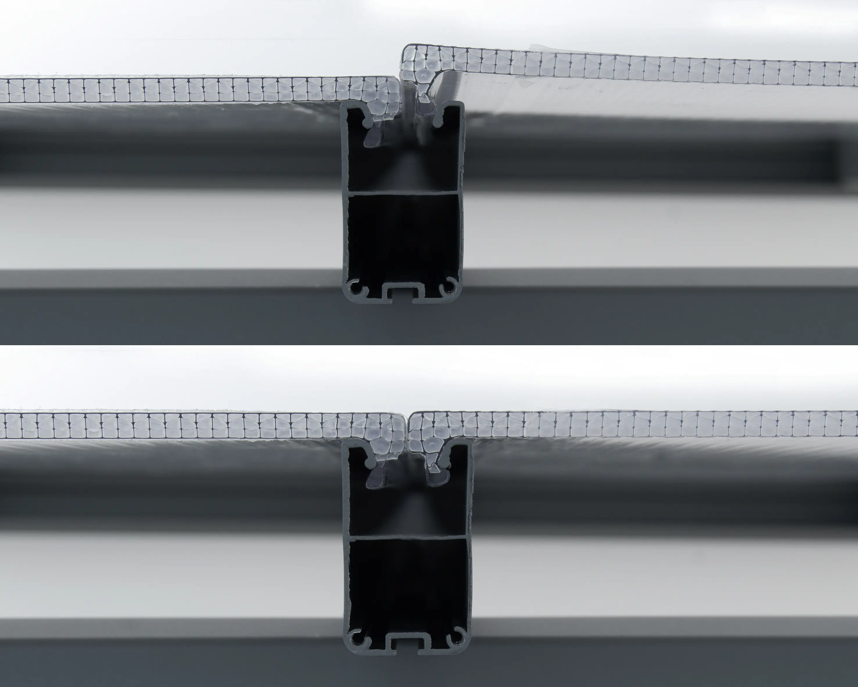 Canopia Terrassendach 850 x 300 cm grau