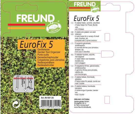 Freund Victoria EuroFix Geräteleiste für Gartengeräte