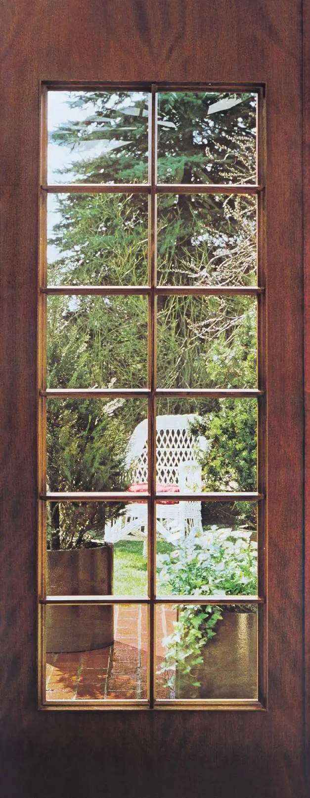 papermoon Vlies-Fototapete Wand & Türdekor Digitaldruck 90 x 200 cm Garden Door