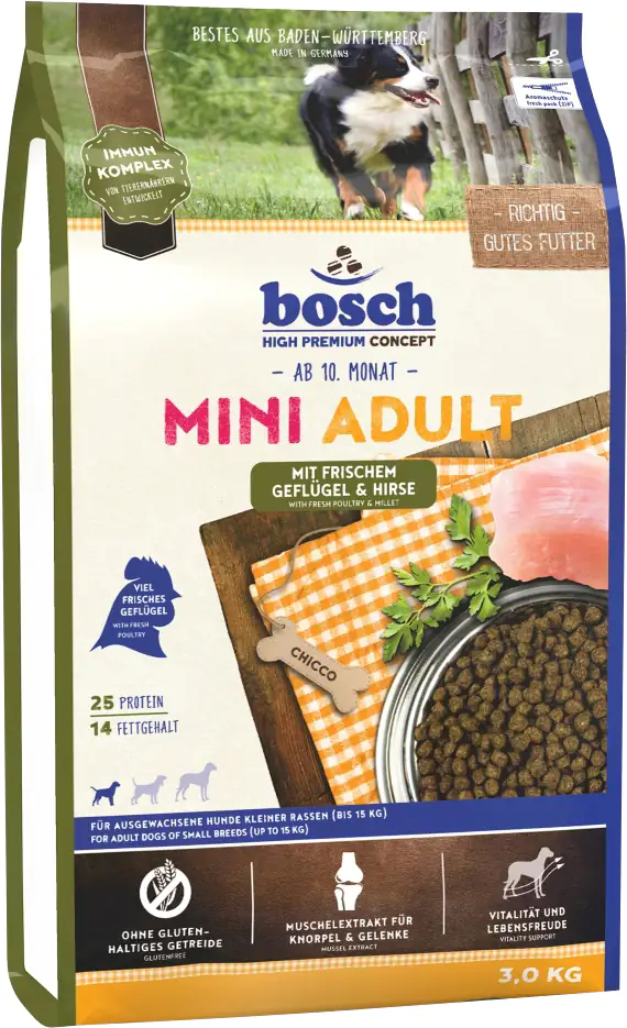 Bosch Mini Adult Geflügel & Hirse 3 kg