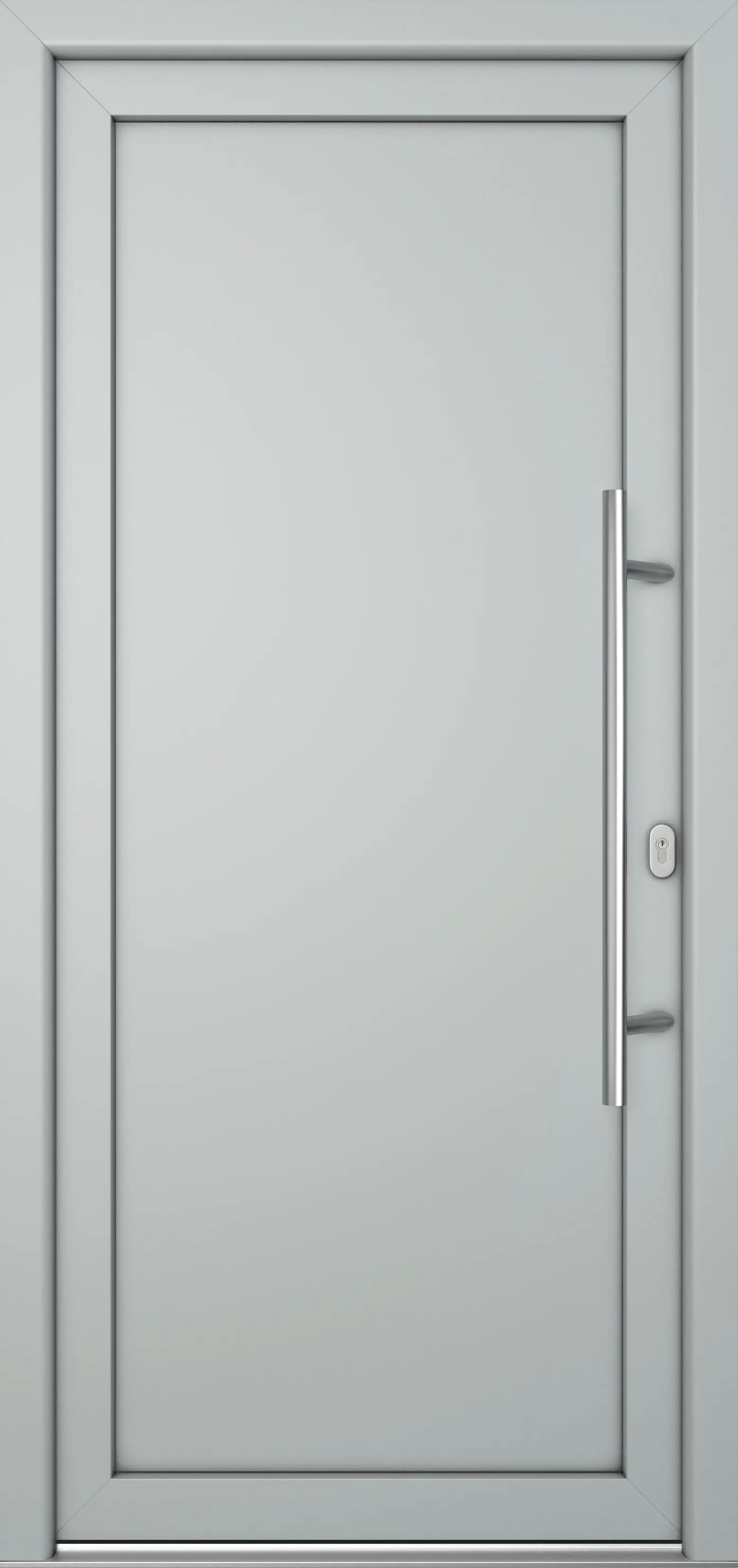 Meeth Haustür Signum Pro PVC Modell 01 108 x 200 cm DIN Rechts weiß/lichtgrau Meeth Haustür Signum Pro PVC Modell 01 108 x 200 cm DIN Rechts weiß/lichtgrau