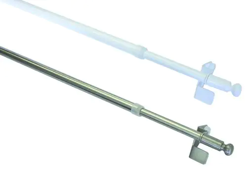 Gardinia Klemmstange Press & Go Filigrano Kugel, edelstahl, 50 - 80 cm