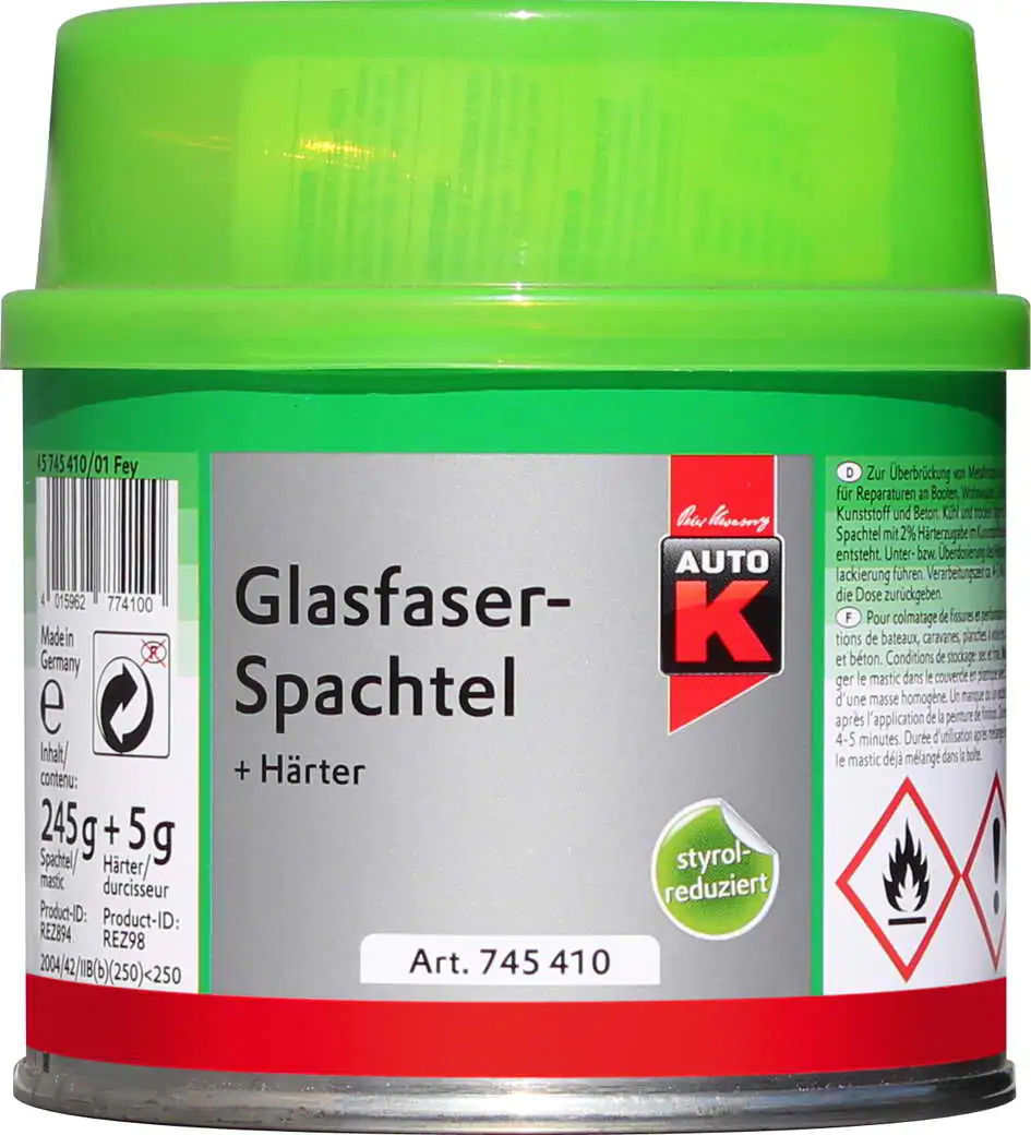 Auto-K Glasfaserspachtel + Härter 250g