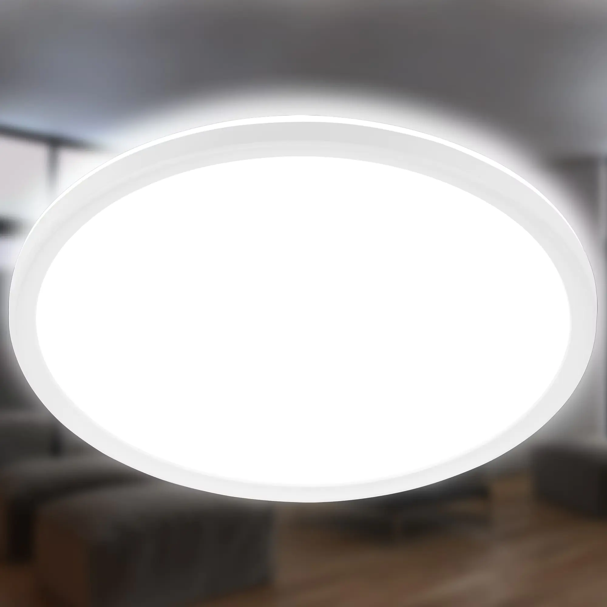 Briloner LED Panel Slim Ø 48 cm, weiß, ultraflach Briloner LED Panel Slim Ø 48 cm, weiß, ultraflach