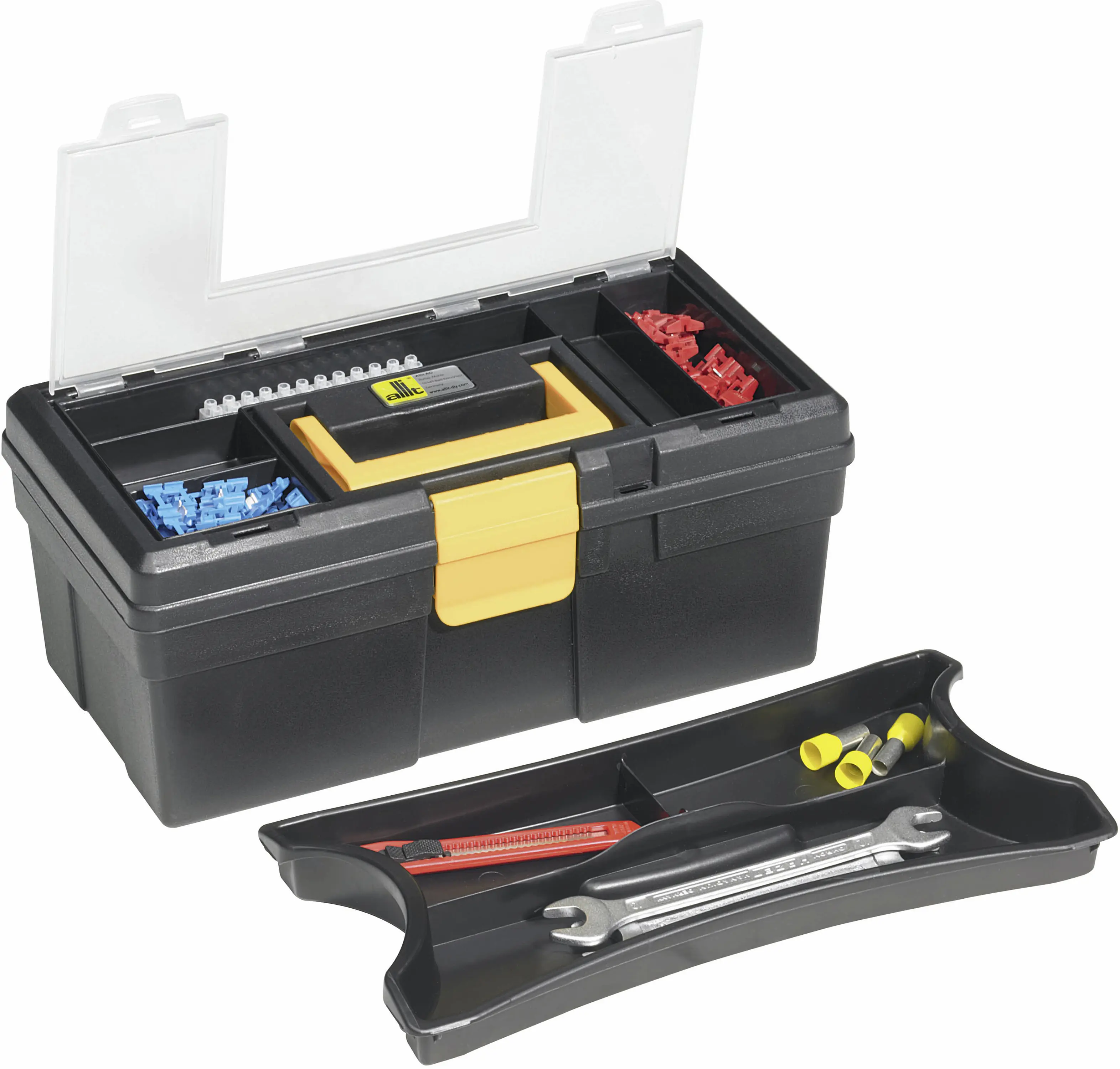 Allit Werkzeugkoffer McPlus Promo 12.5 schwarz gelb PP ohne Inhalt