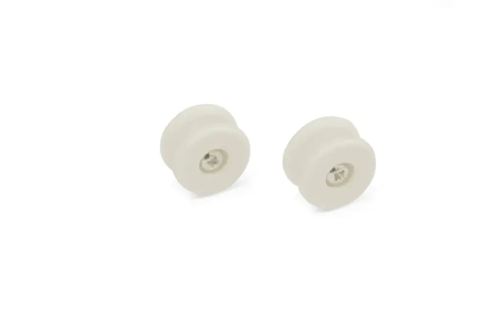 Gardinia Schnurwickler inklusive Schrauben, weiß, 6-er Pack