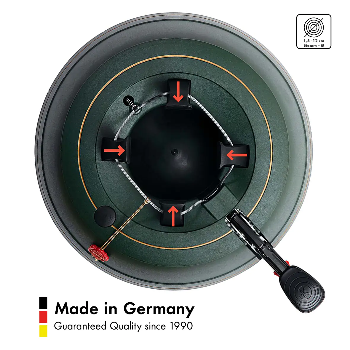 Krinner Christbaumständer Ultra Grip L Stamm Ø: bis 12 cm Krinner Christbaumständer Ultra Grip L Stamm Ø: bis 12 cm