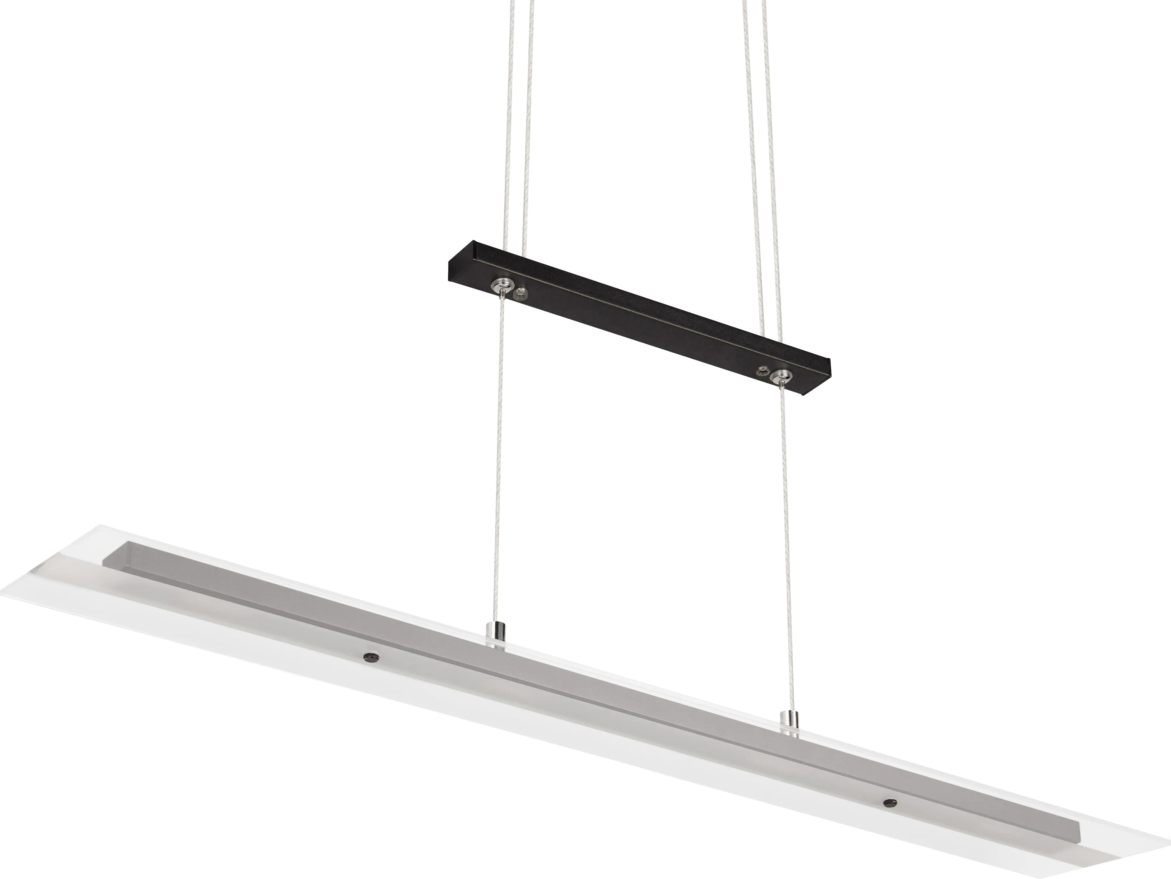 Trio Leuchten LED Pendelleuchte Milos 4x5W schwarz, Metall