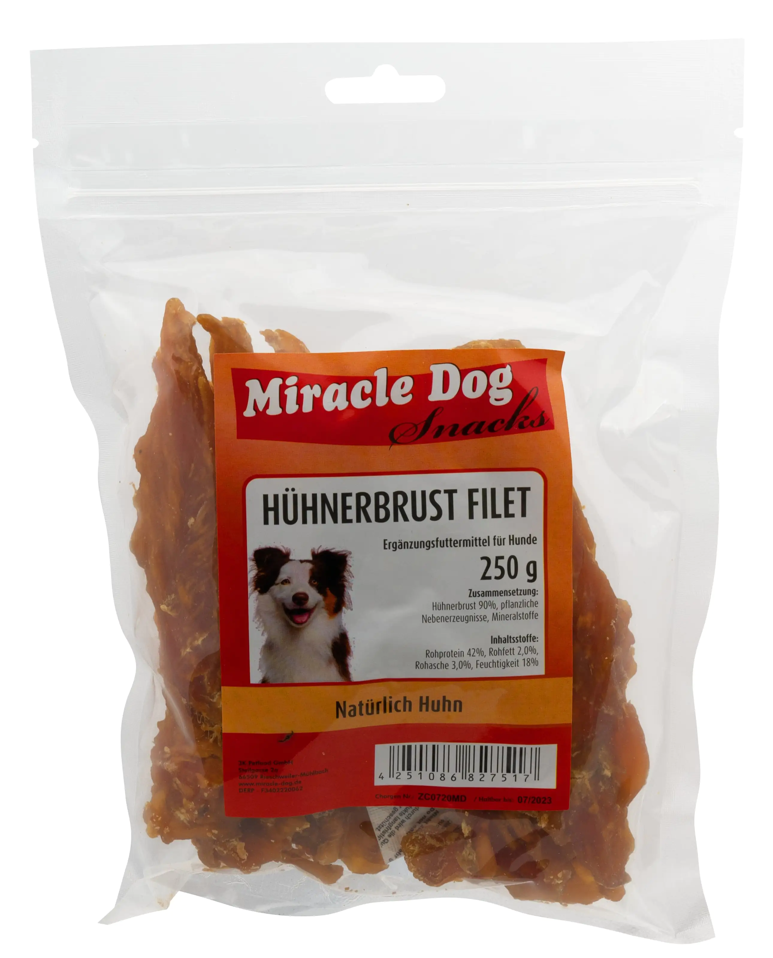 Miracle Dog Hühnerbrust Filet 250 g