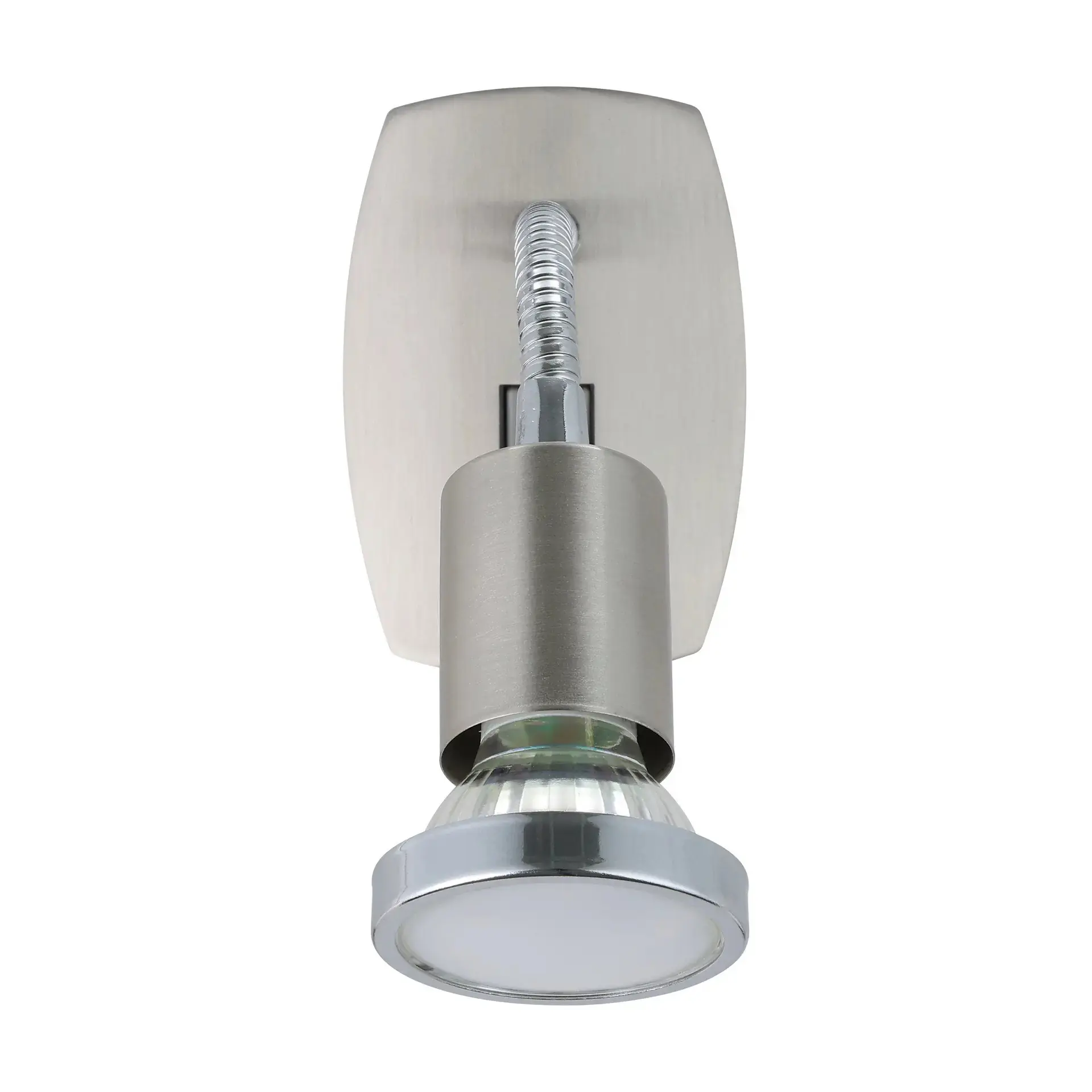 Eglo Steckerleuchte Mini 4 flexibel GU10  2,8 W nickel-matt warmweiß Eglo Steckerleuchte Mini 4 flexibel GU10  2,8 W nickel-matt warmweiß