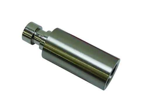 Gardinia Trägerverlängerung Chicago edelstahl-optik, Ø 20 mm, 4 cm