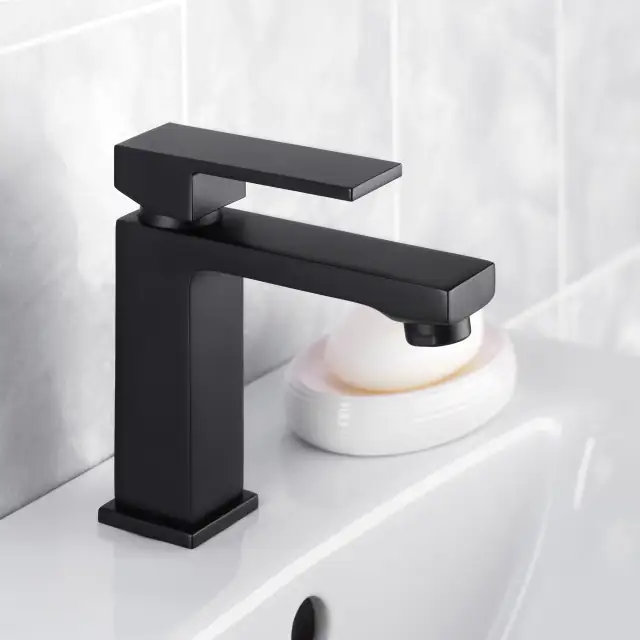 Cornat Waschtischarmatur Noir square schwarz