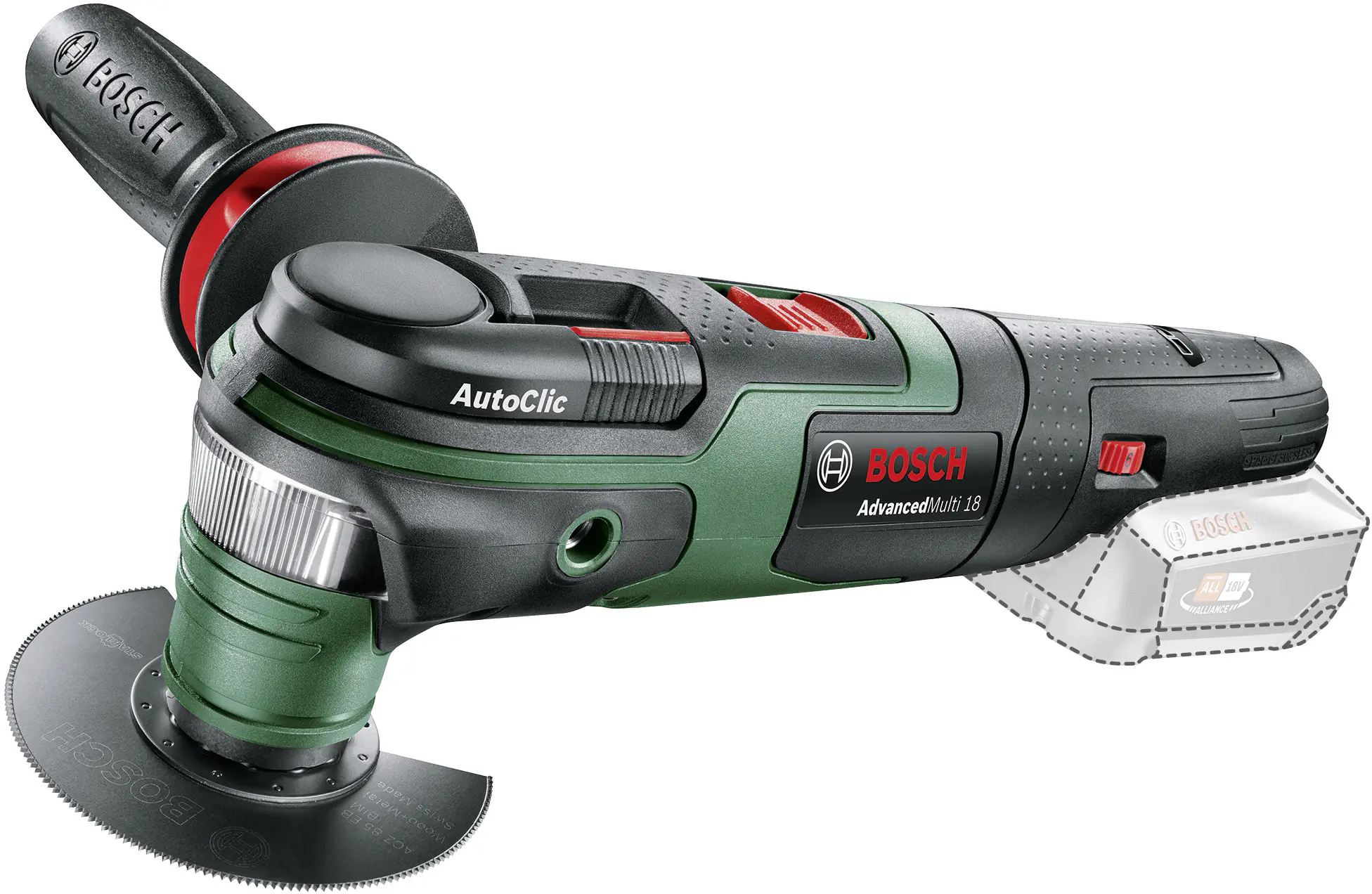 Bosch Akku-Multifunktionswerkzeug AdvancedMulti 18V ohne Akku Bosch Akku-Multifunktionswerkzeug AdvancedMulti 18V ohne Akku