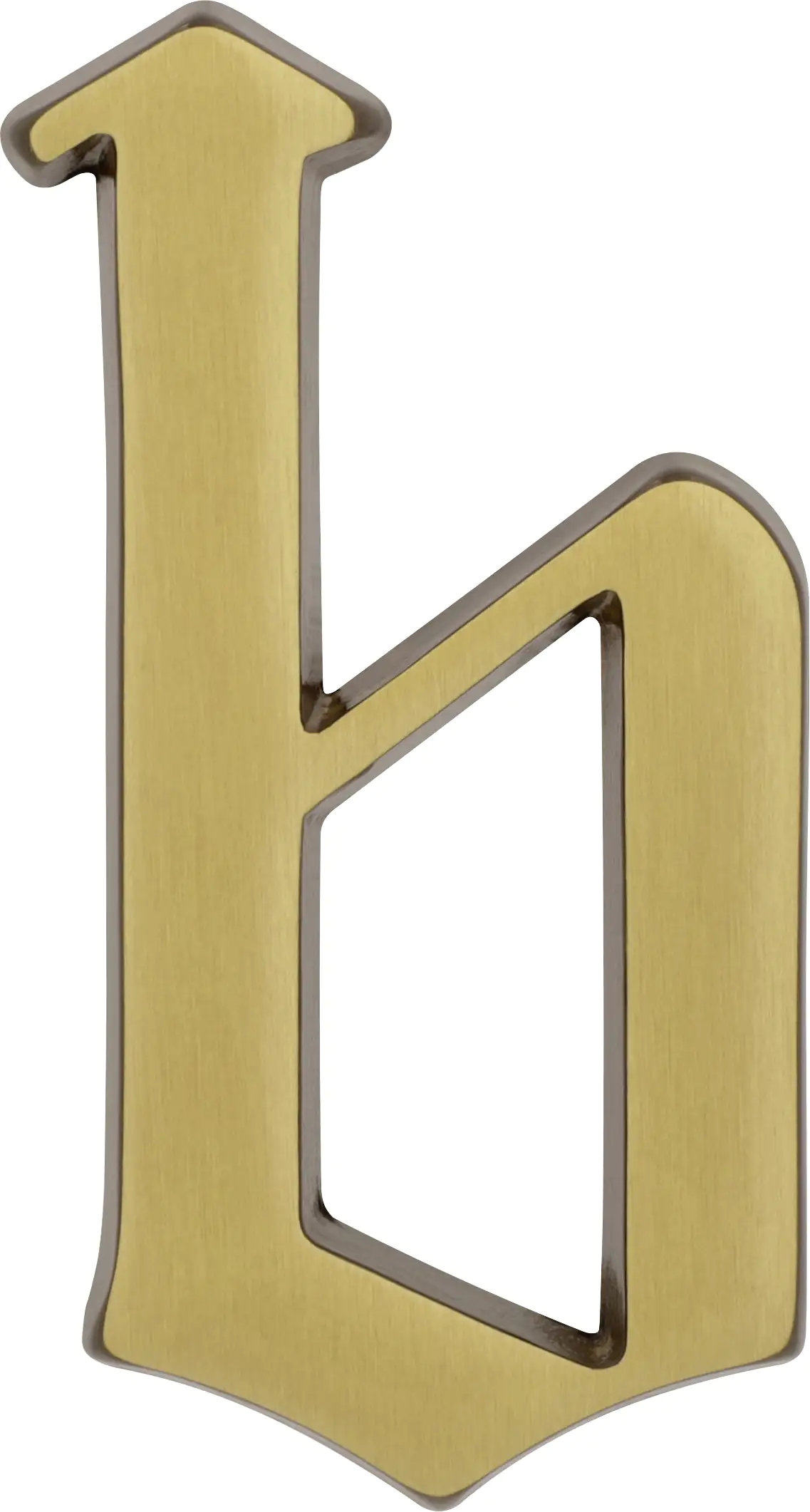 Alpertec Hausnummer Buchstabe B Bronze
